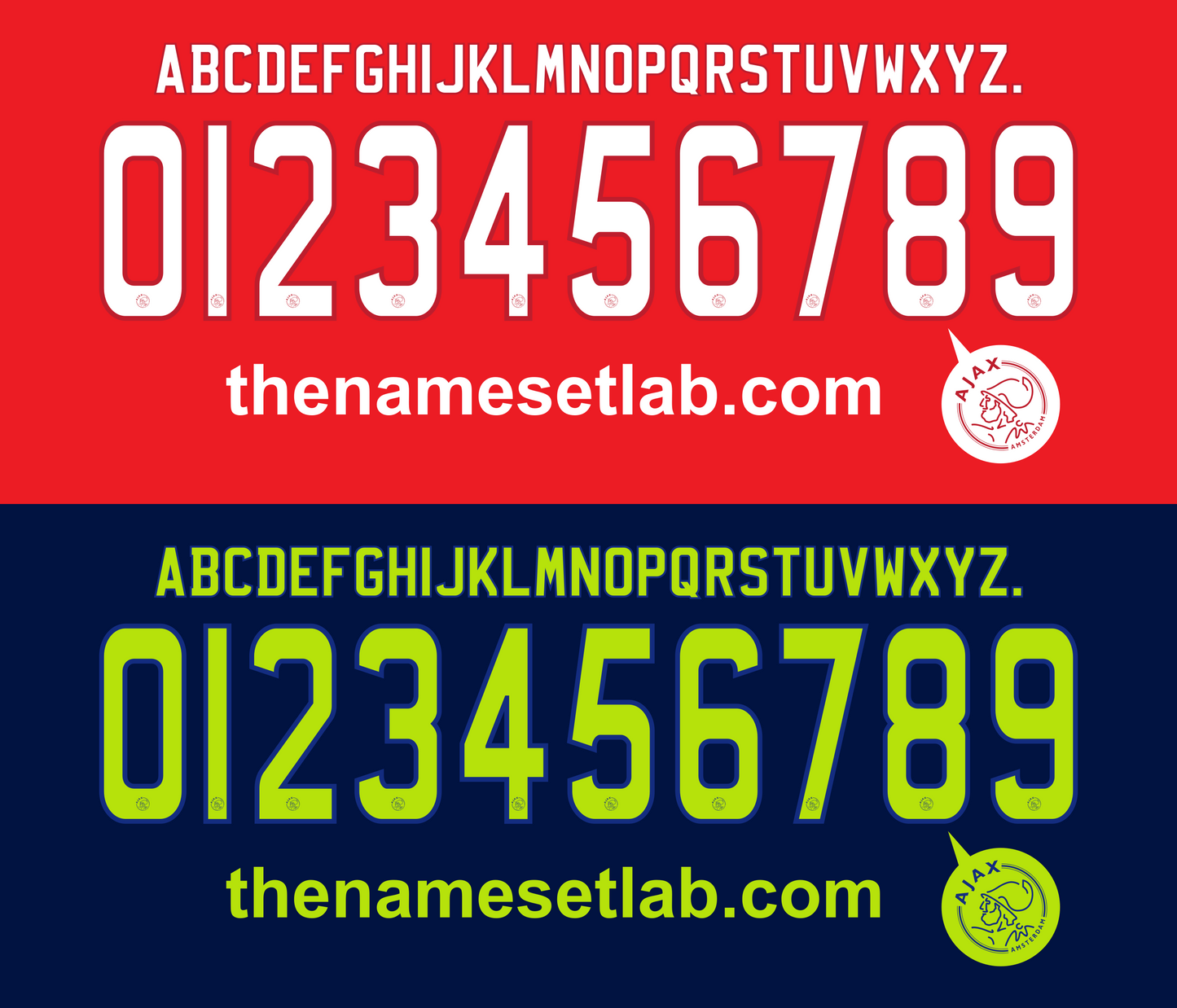 Ajax 2011–2013 Nameset Mockup