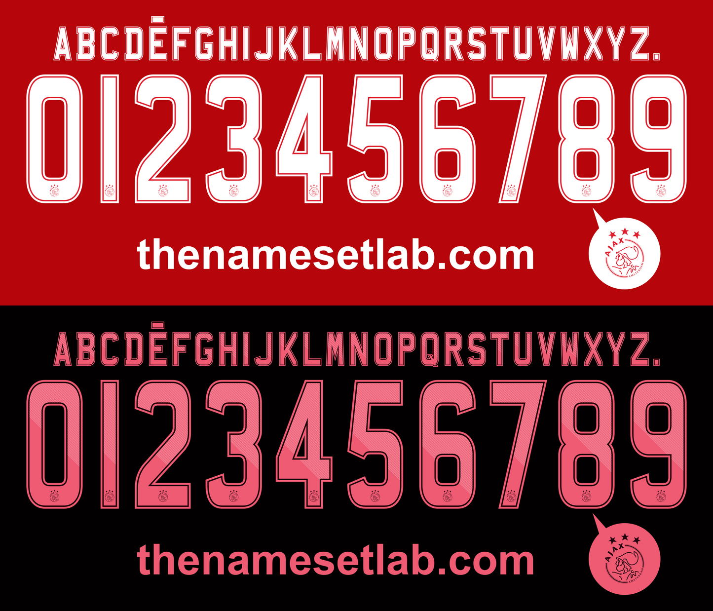 Ajax 2013–2014 Nameset Mockup