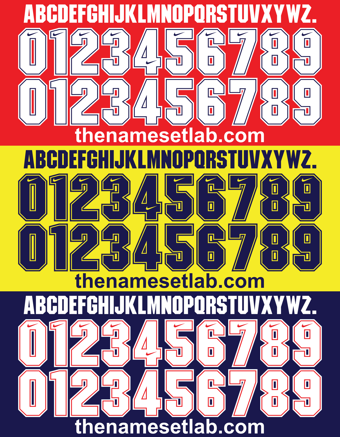 Arsenal 1994-1997 Nameset AI Vector File