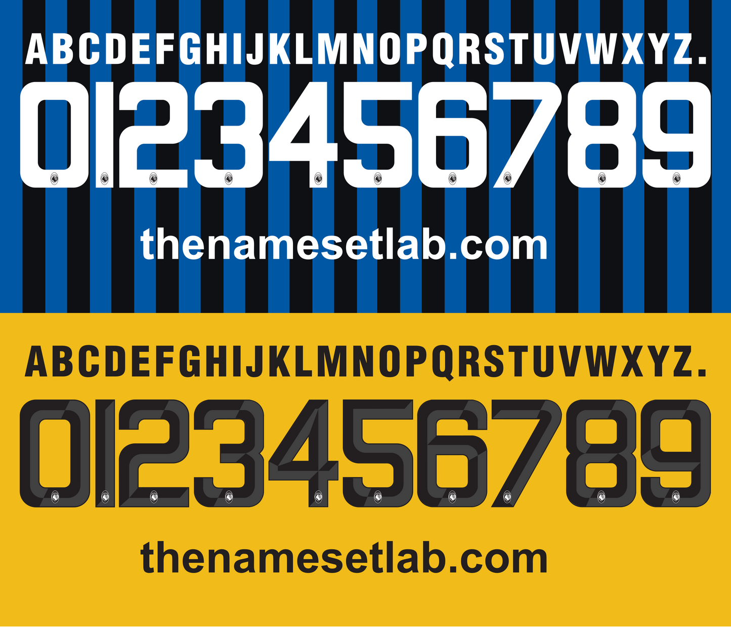Atalanta 2013-2014 Nameset AI Vector File
