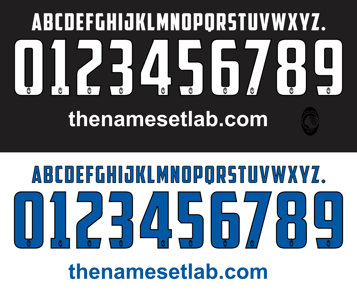 Atalanta 2015-2016 Nameset AI Vector File