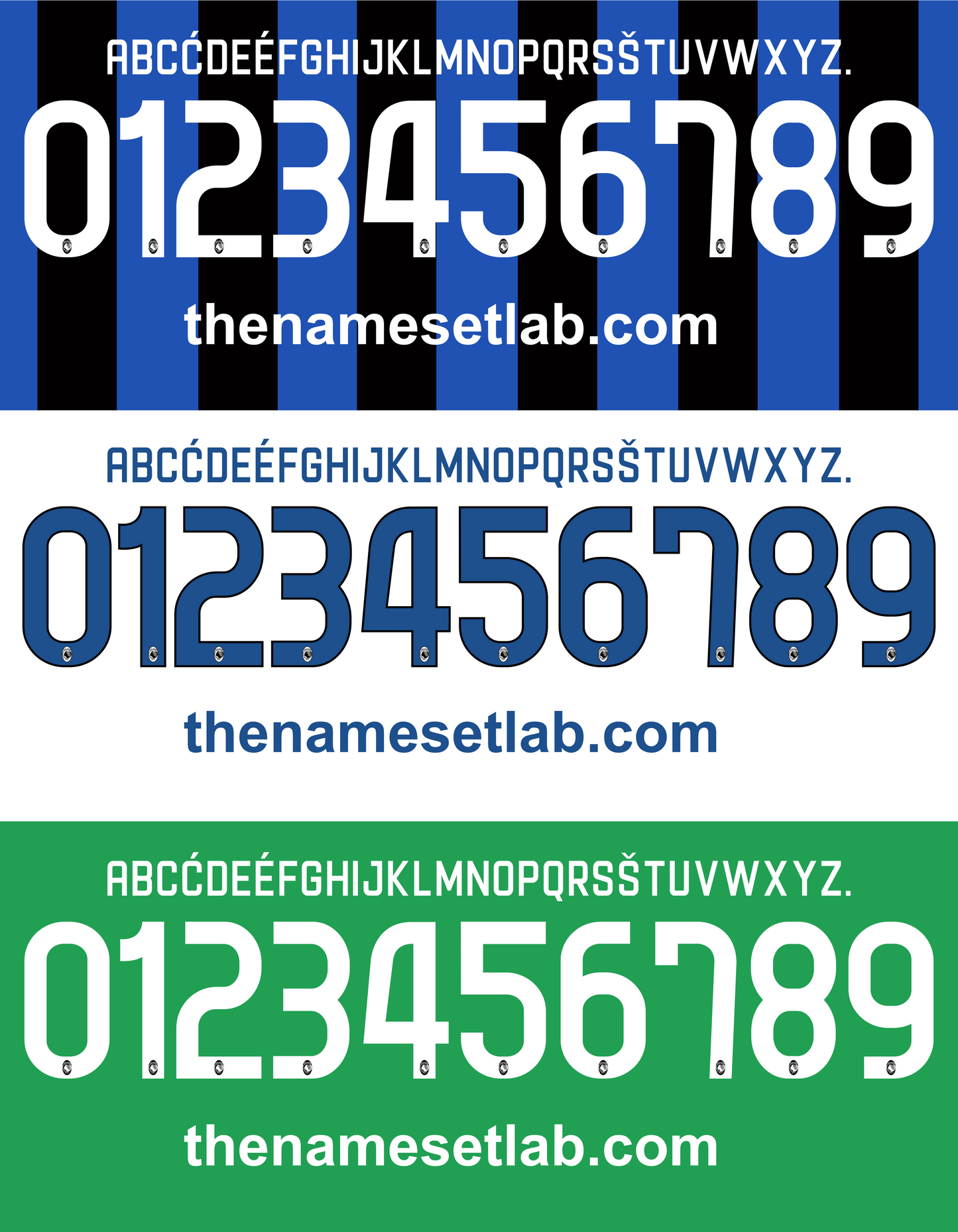 Atalanta 2017-2018 Nameset AI Vector File