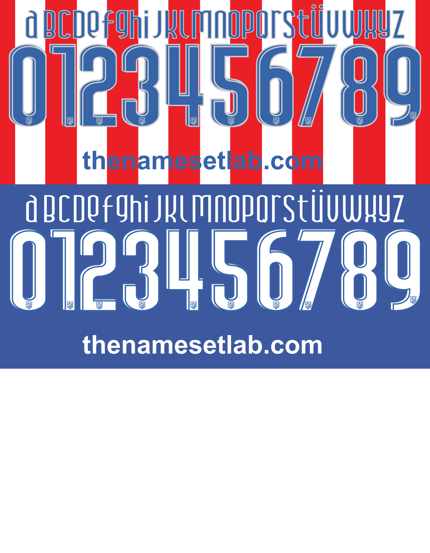 Atletico Madrid 2007-2008 Nameset AI Vector File