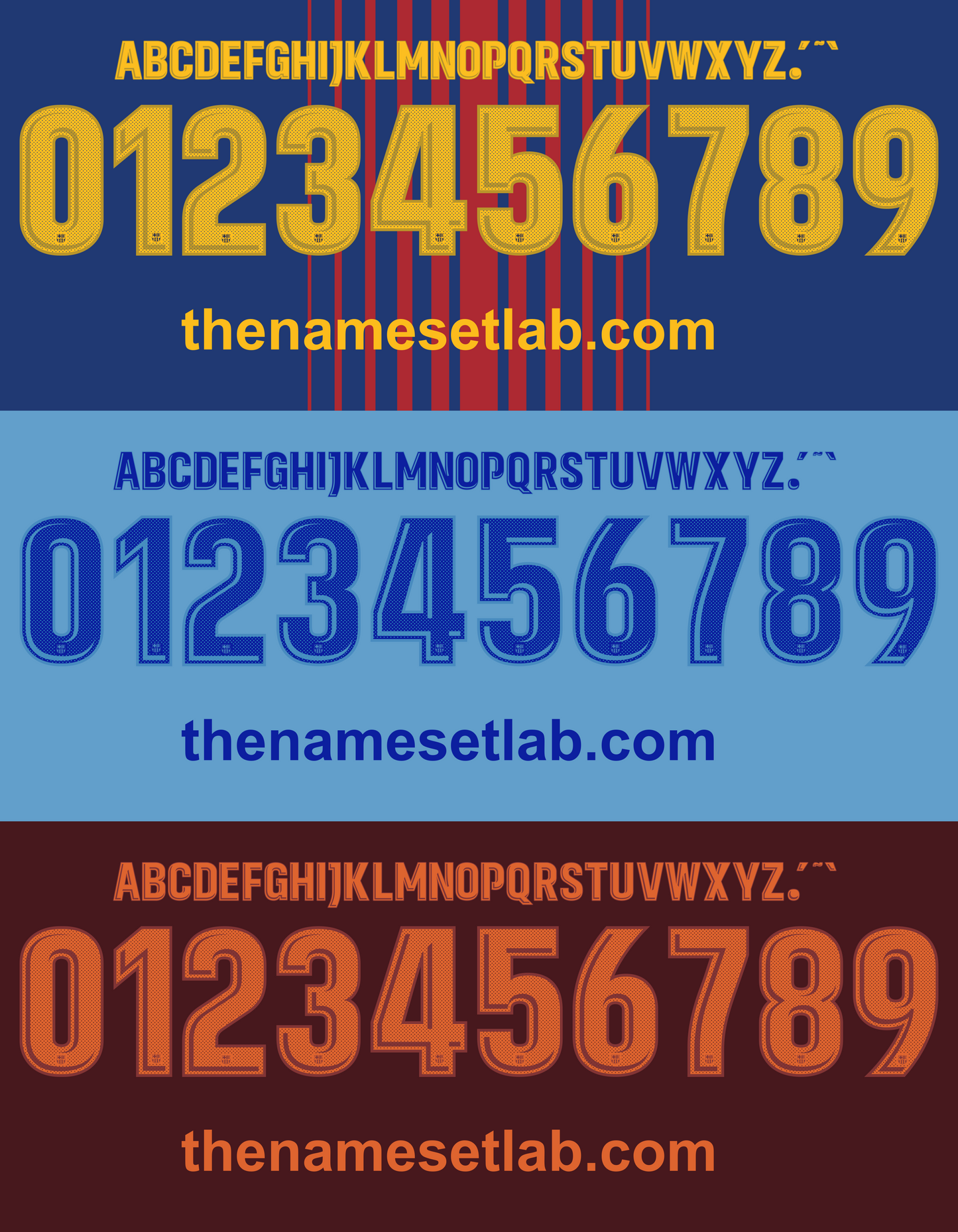 barcelona 2017-2018 cup font nameset shirt nameset graphic