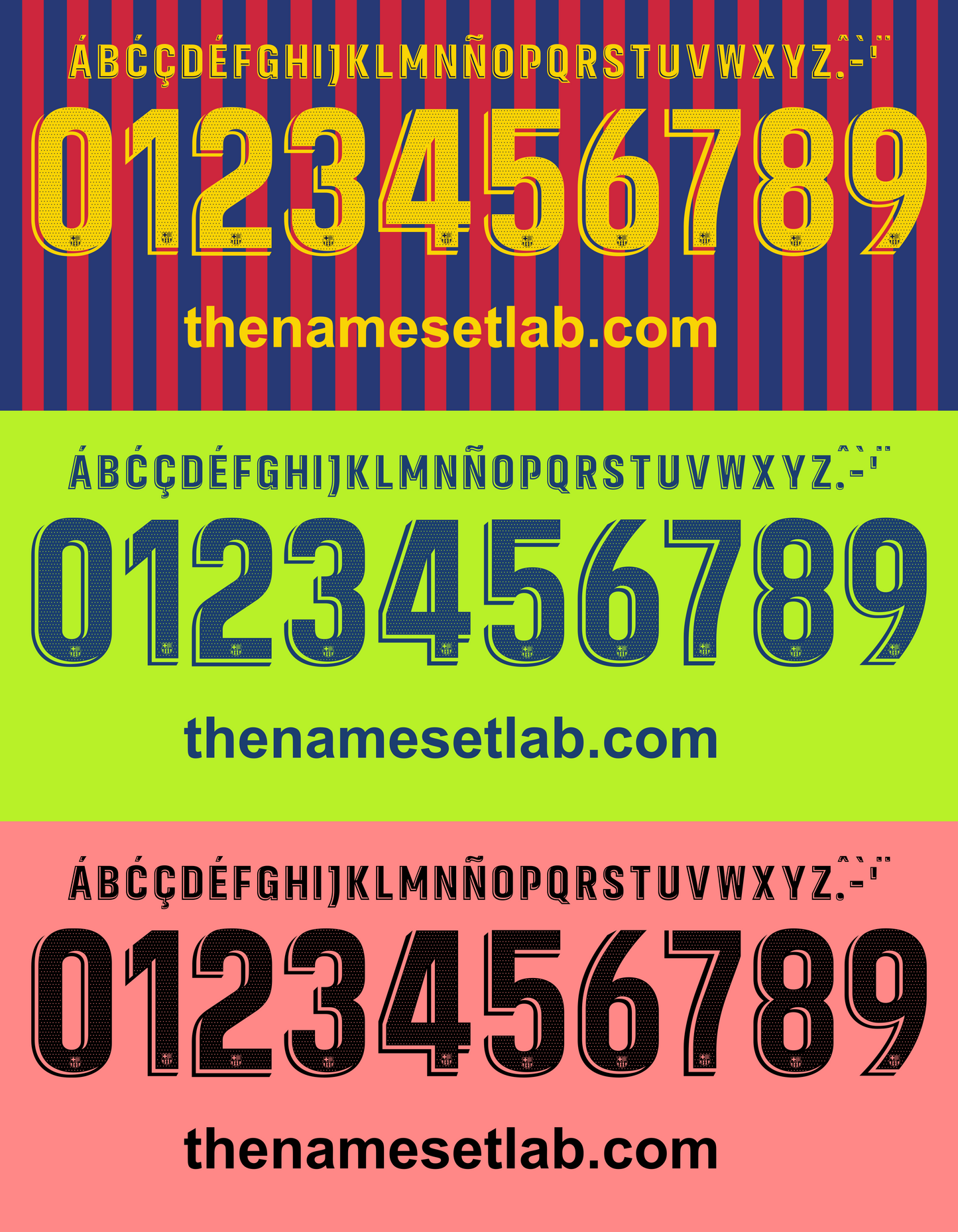 barcelona 2018-2019 nameset shirt nameset graphic