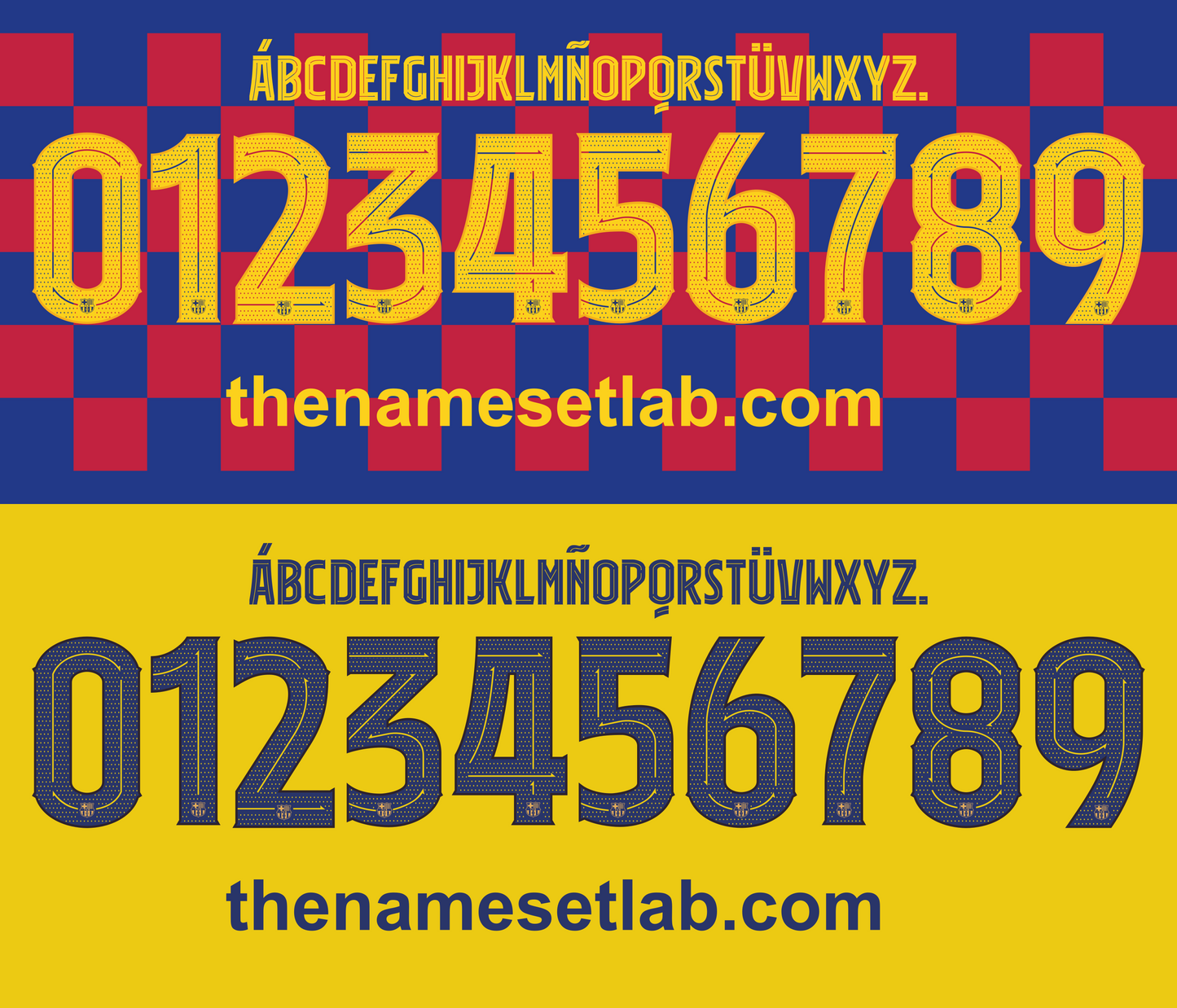 barcelona 2019-2020 nameset shirt nameset graphic