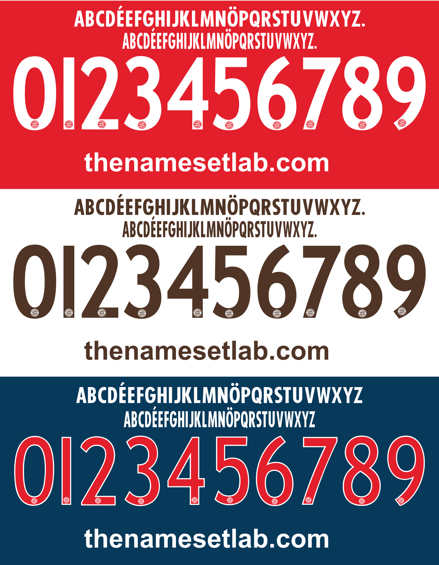 Bayern Munich 2013-2014 Nameset AI Vector File