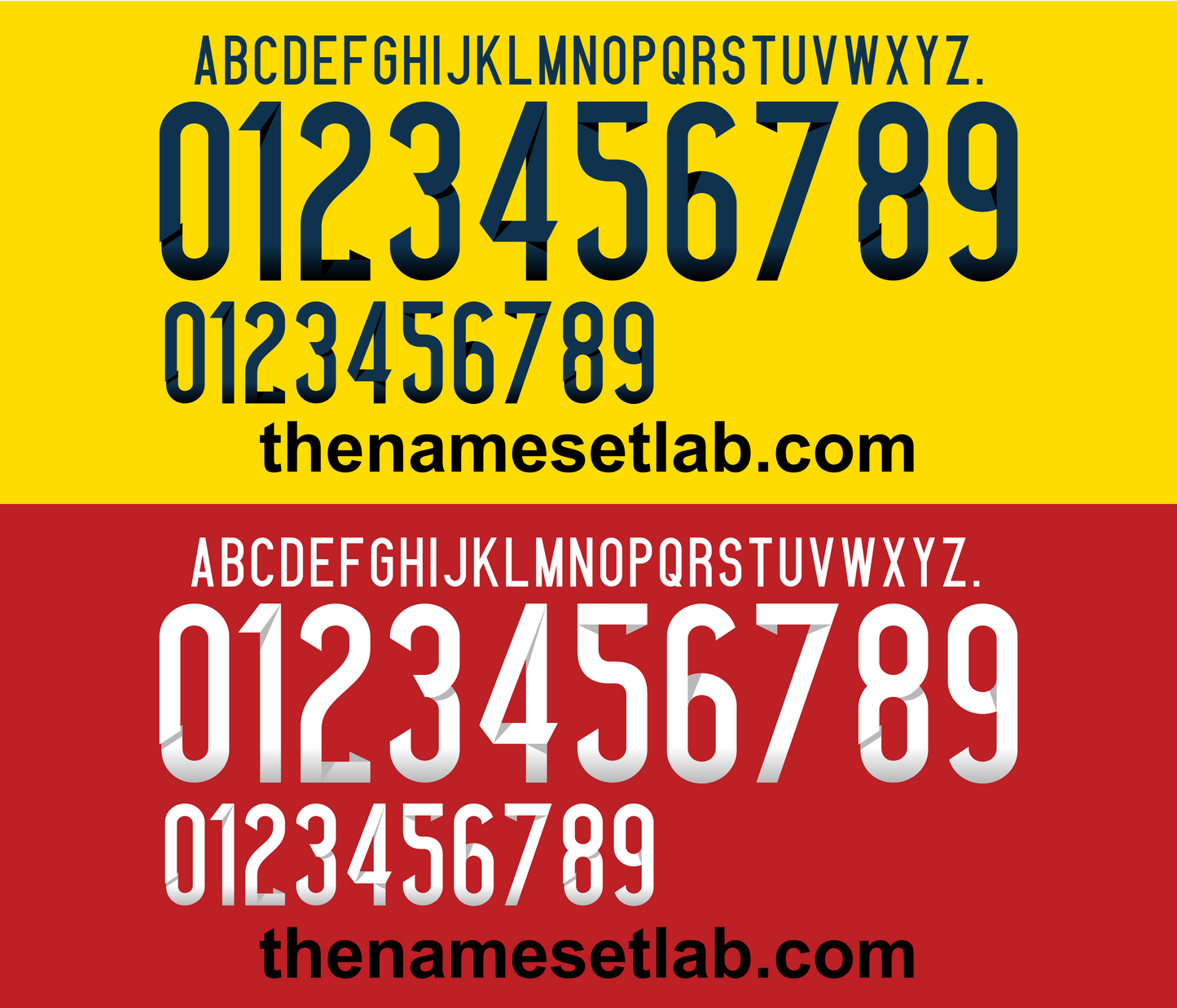 Colombia 2014 Football Nameset AI Vector File
