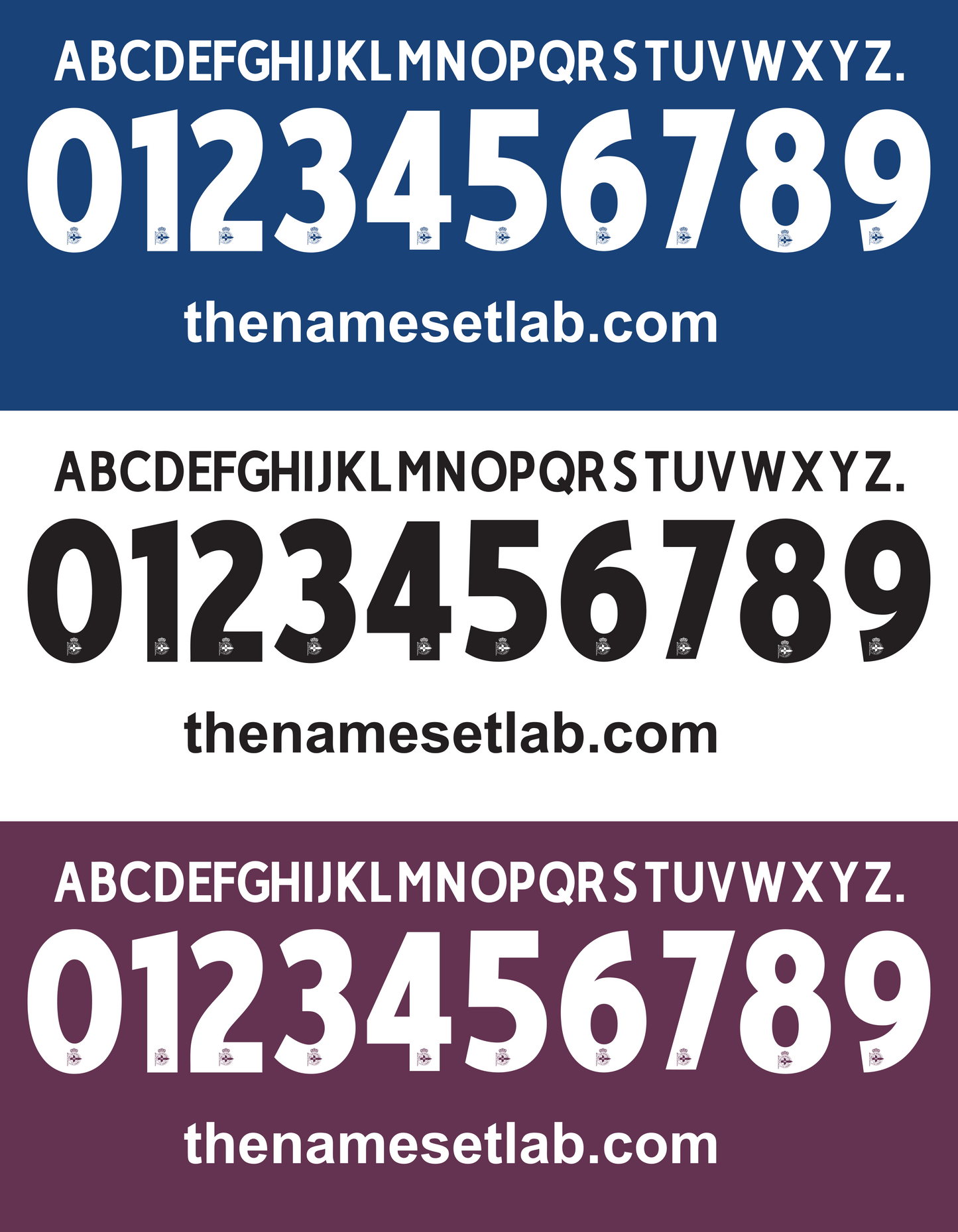 Deportivo Coruna 2014-2015 Nameset AI Vector File