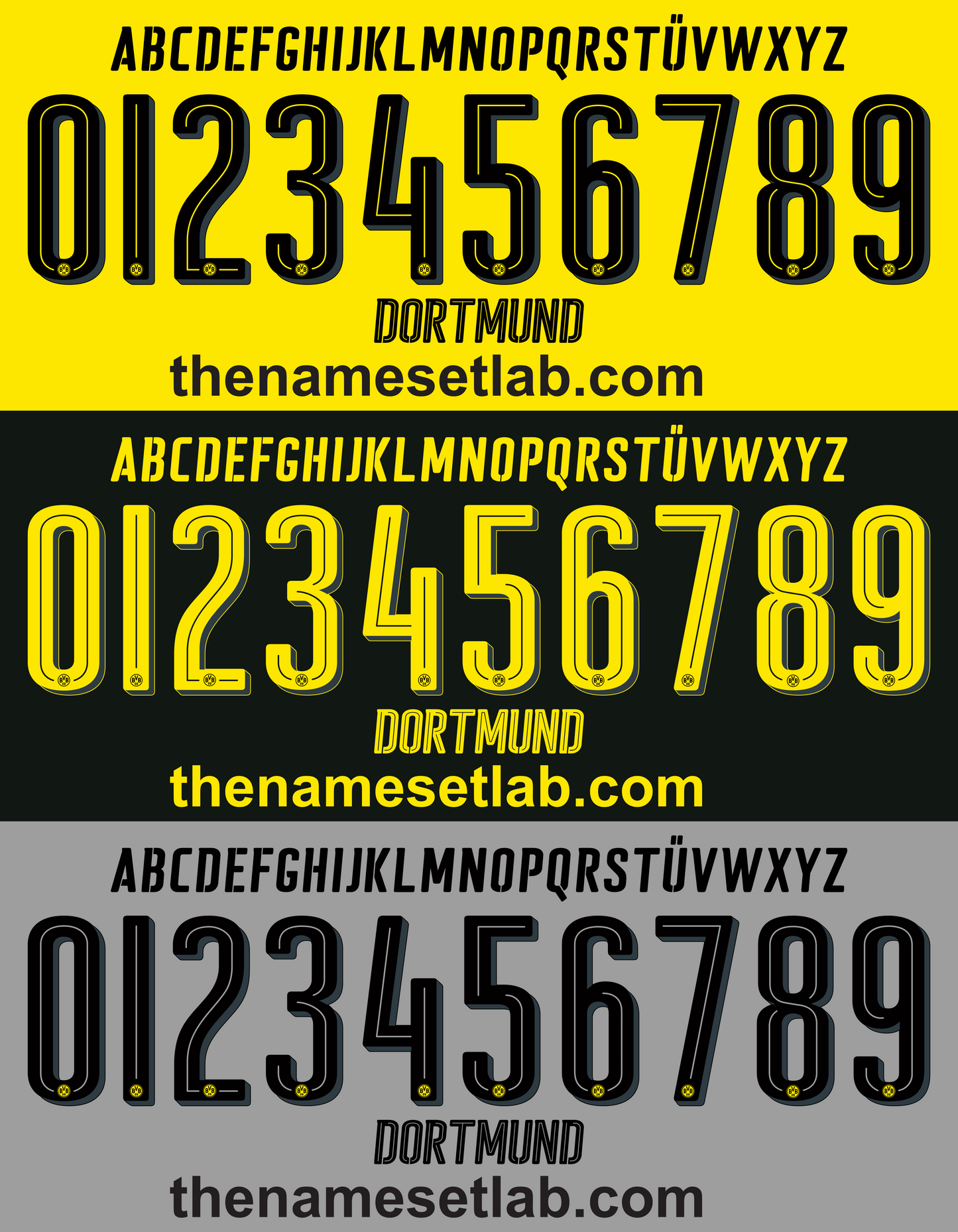 Dortmund 2017-2018 Nameset AI Vector File