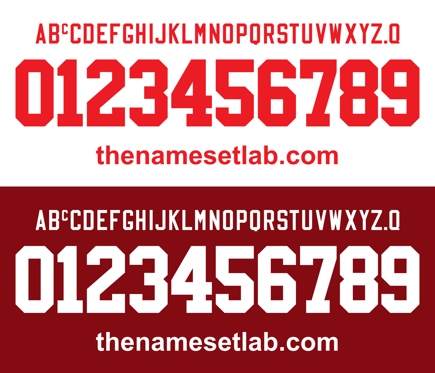 England 1994-1996 Football Nameset AI Vector File