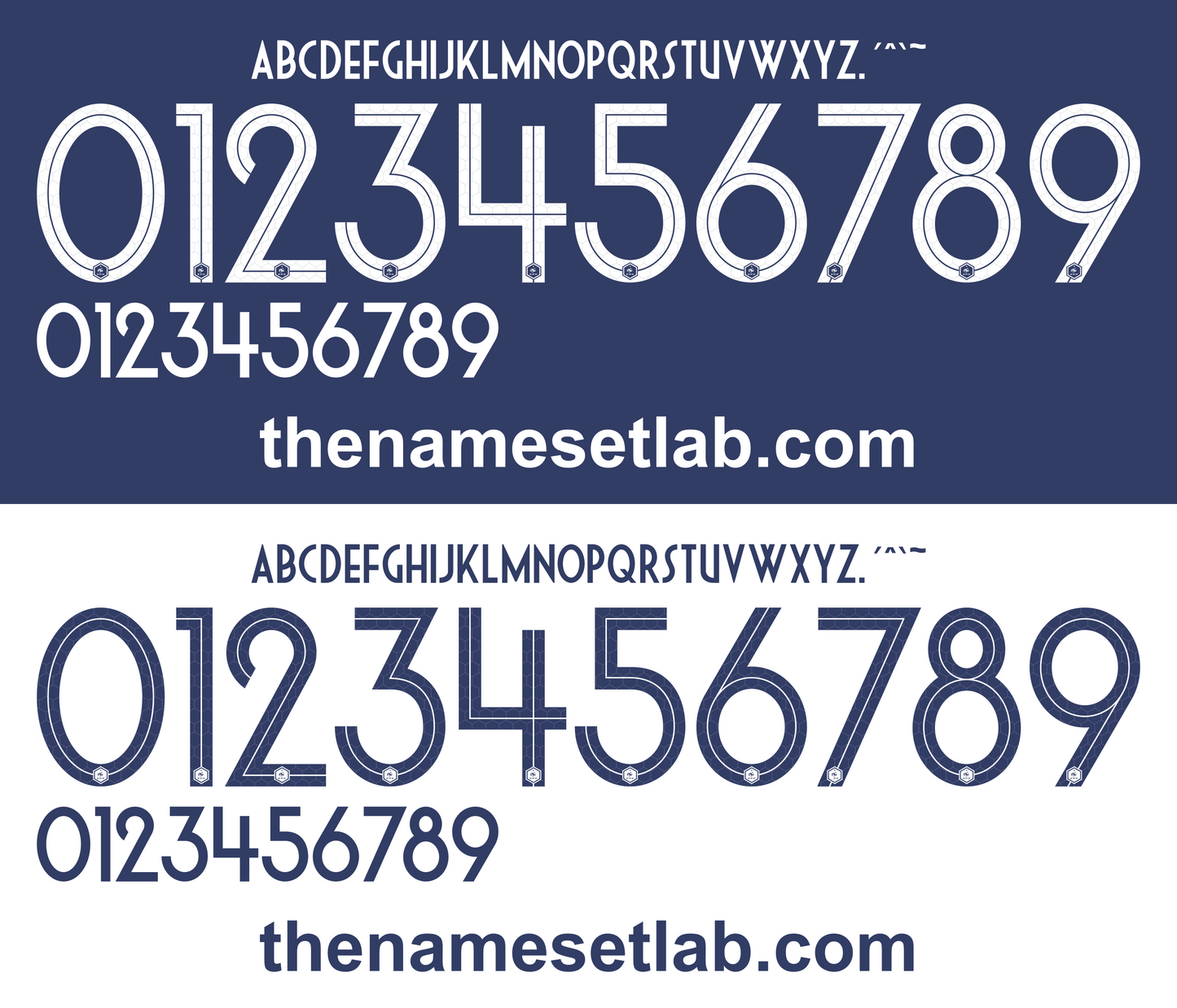 France 2018 Football Nameset AI Vector File