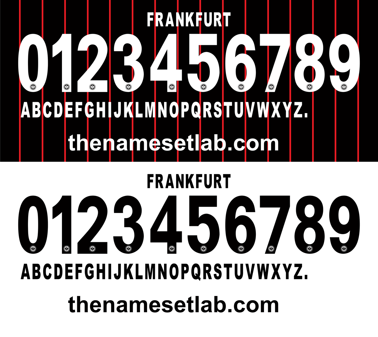 Frankfurt 2014-2016 Nameset AI Vector File