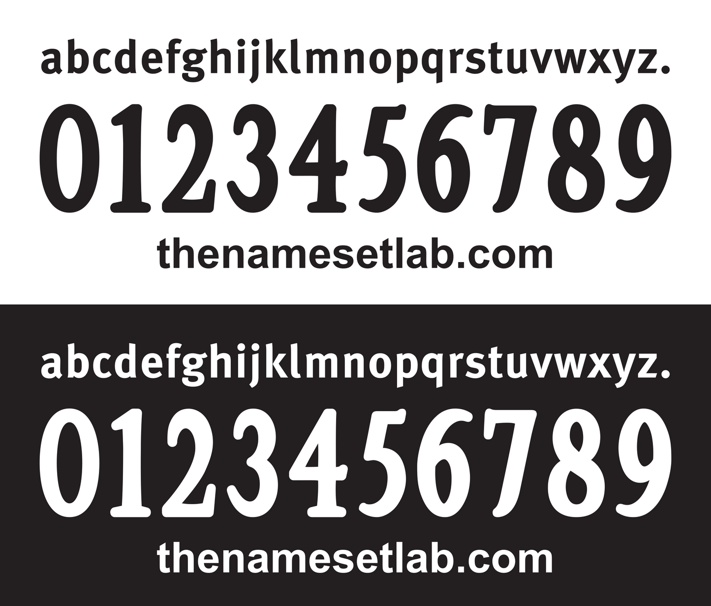 Fulham 2010-2011 nameset 10/11 font vector file