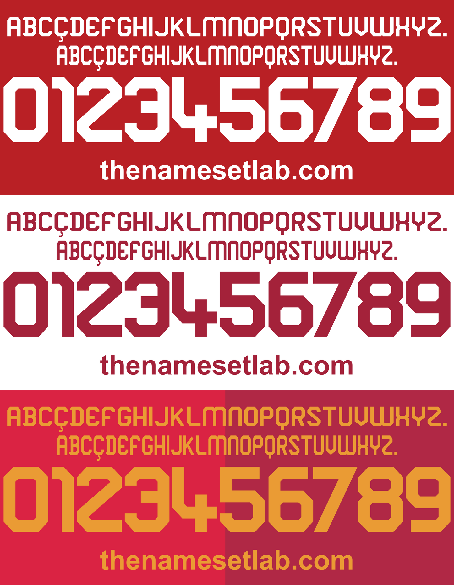 Galatasaray 2011–2013 Nameset Mockup