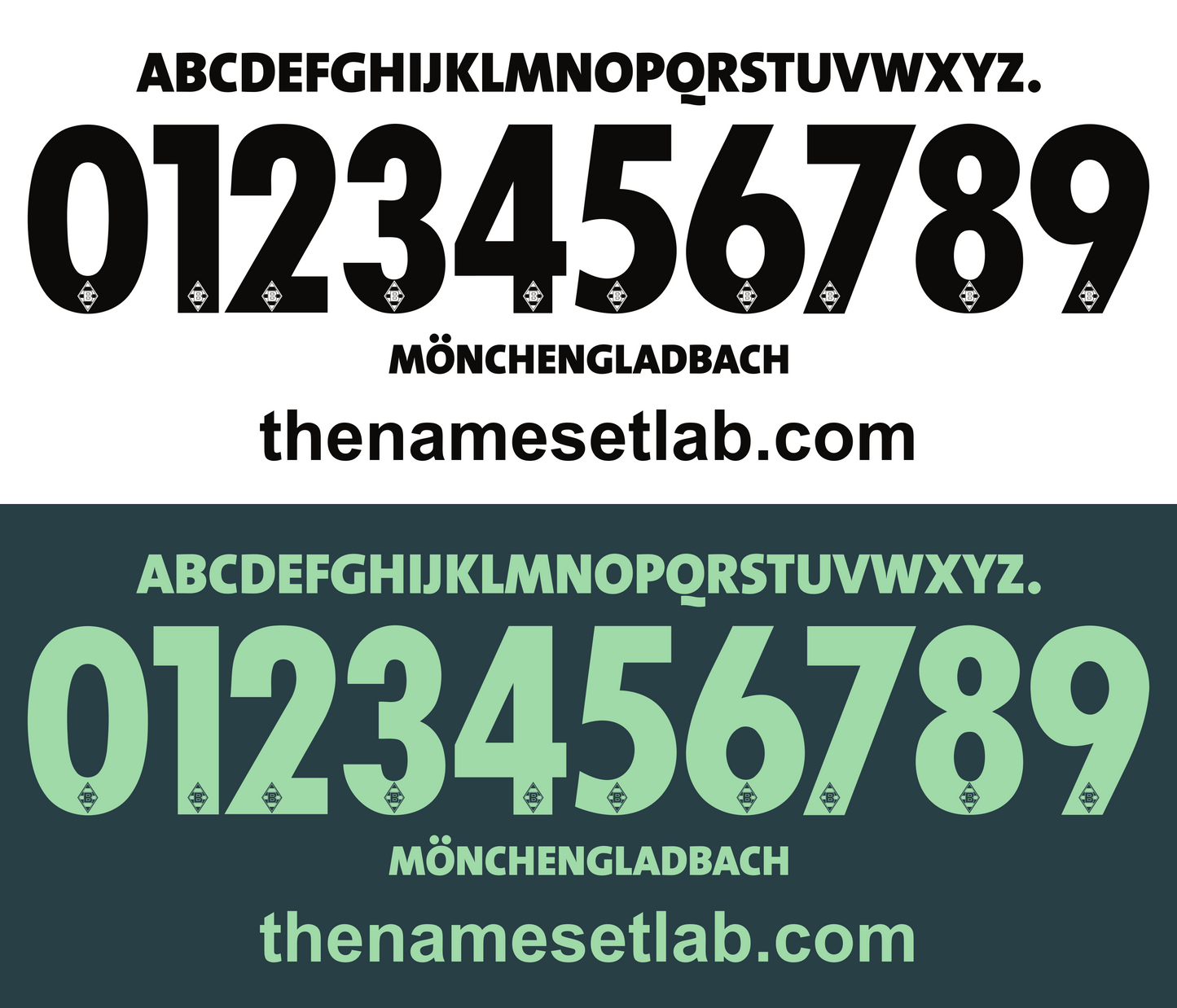 Gladbach 2015-2016 Nameset AI Vector File