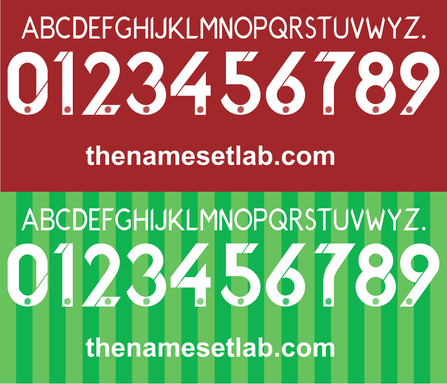 Hannover 2012-2014 Nameset AI Vector File