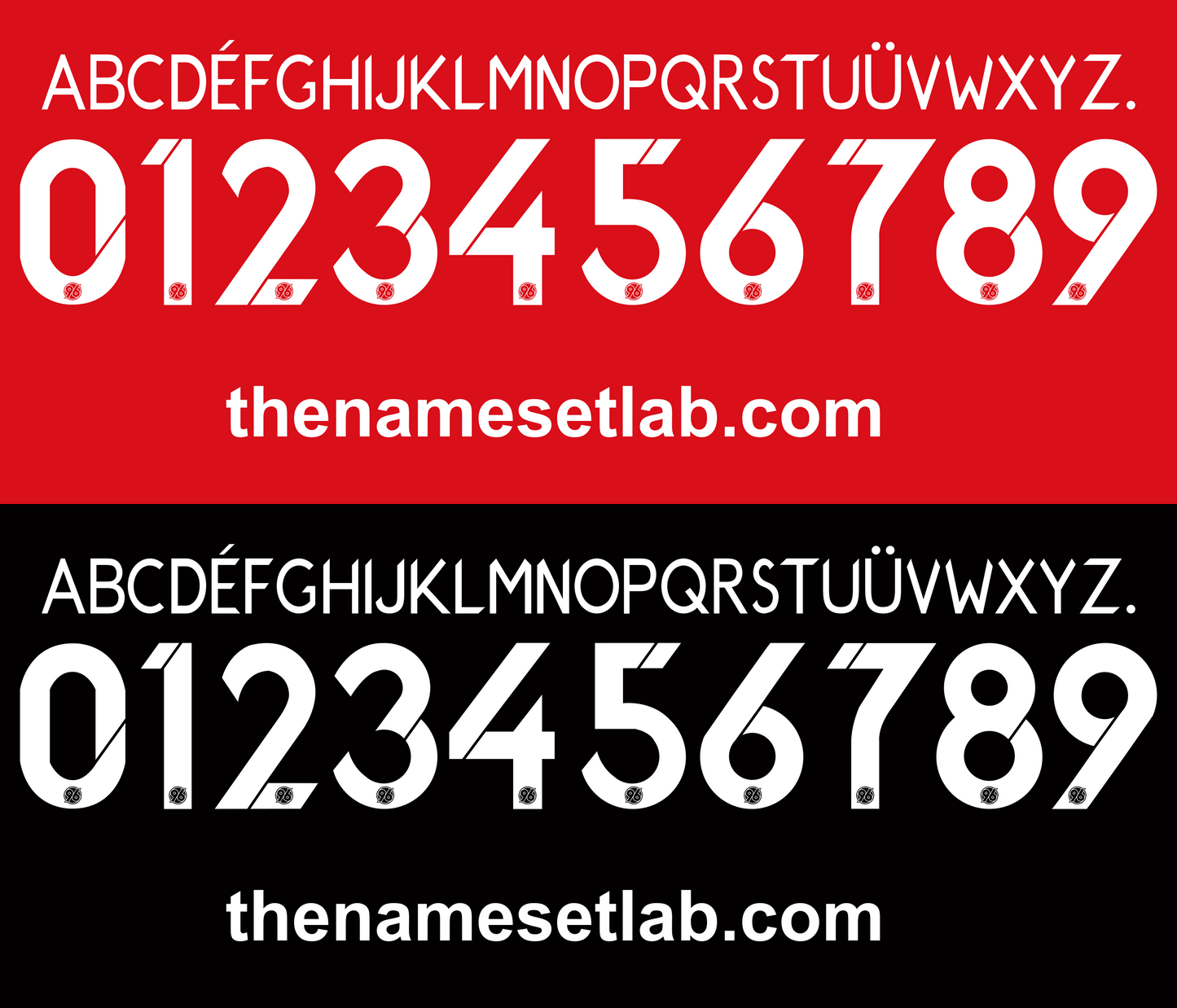 Hannover 2015-2016 Nameset AI Vector File