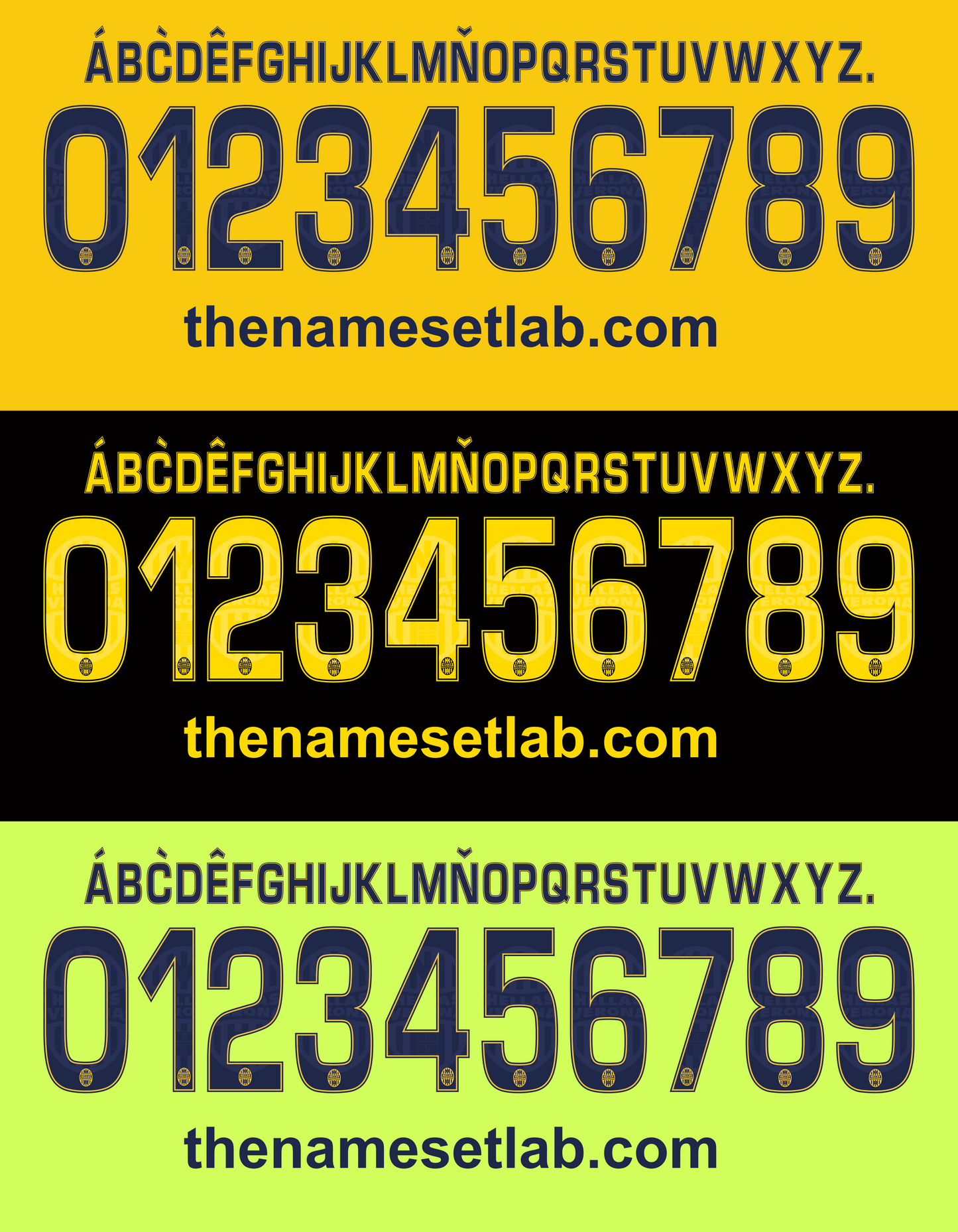 Hellasverona 2015-2016 Nameset