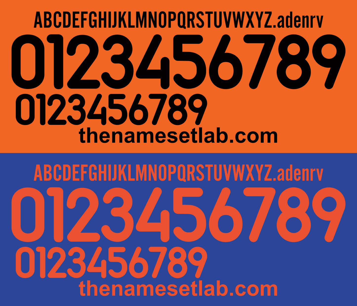 Holland 2000 Football Nameset AI Vector File