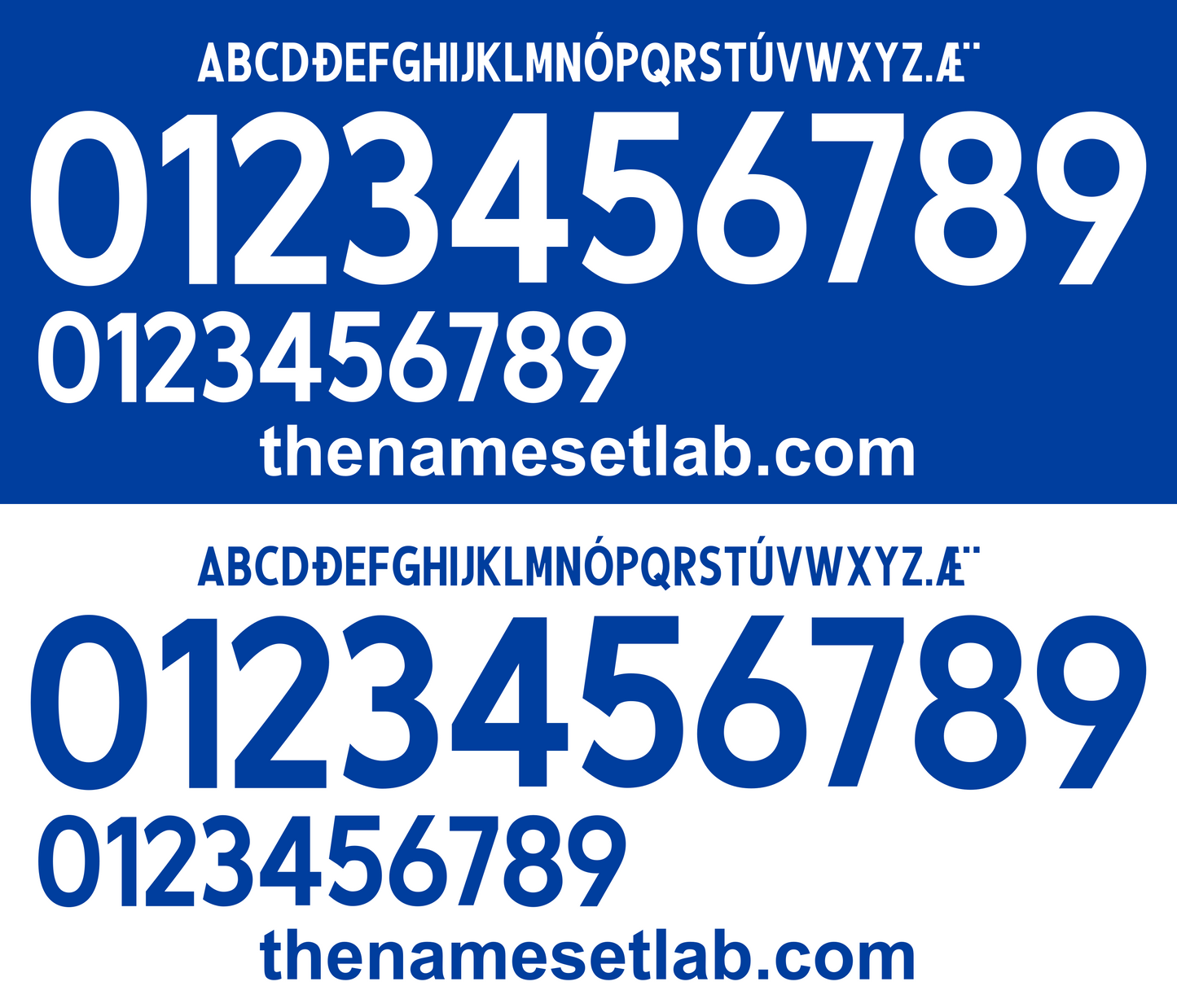Iceland 2016 Football Nameset AI Vector File