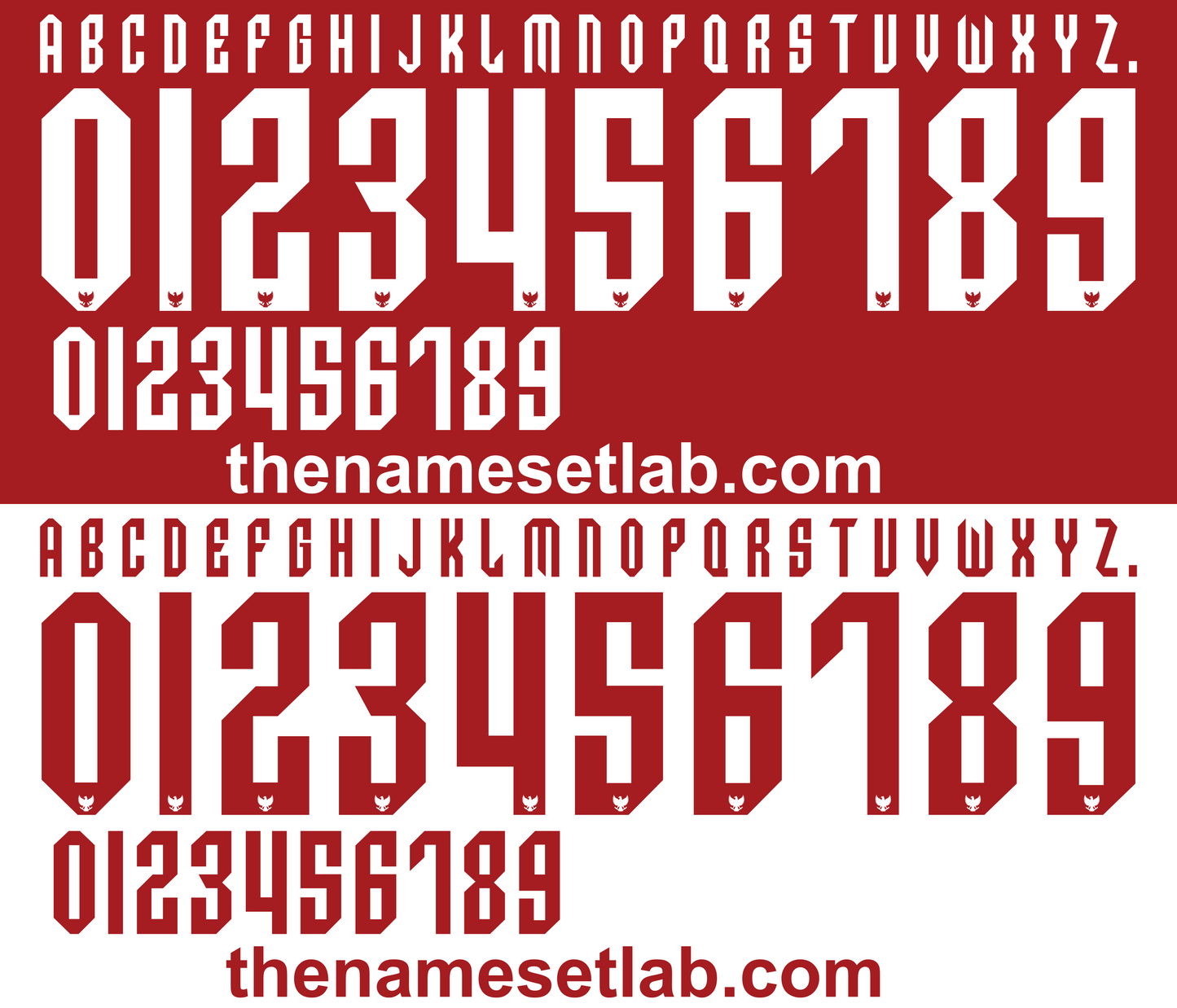 Indonesia 2014-2016 Football Nameset AI Vector File
