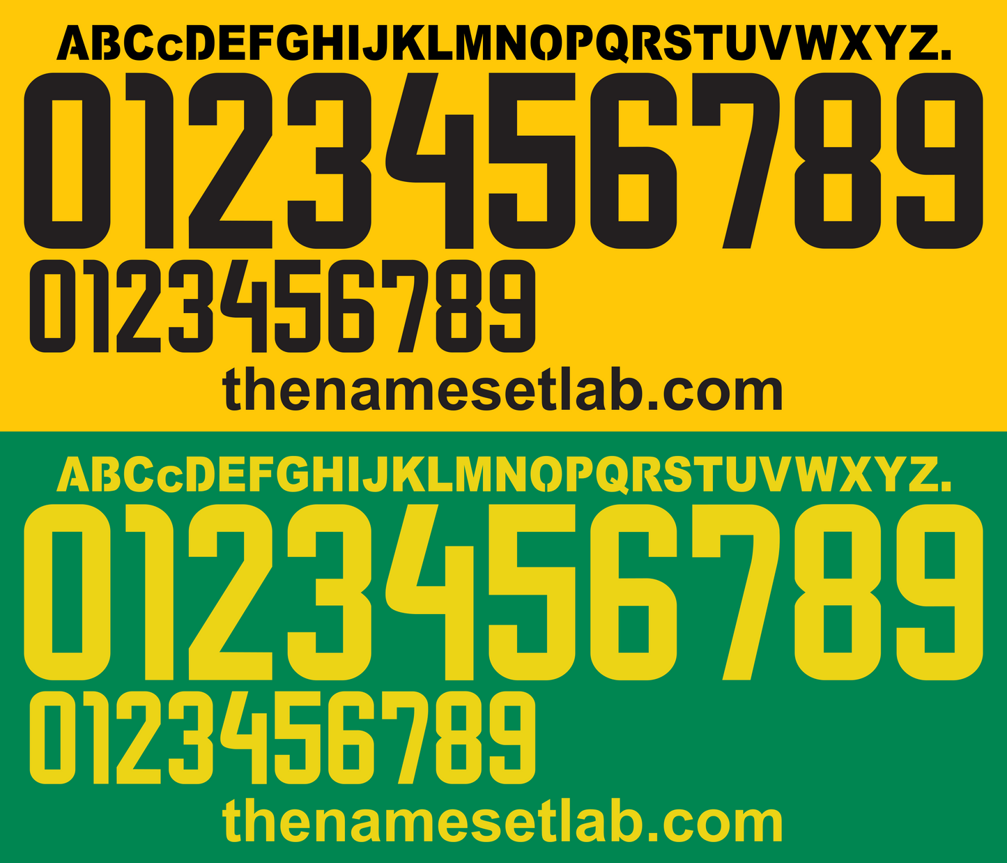Jamaica 2015 Football Nameset AI Vector File