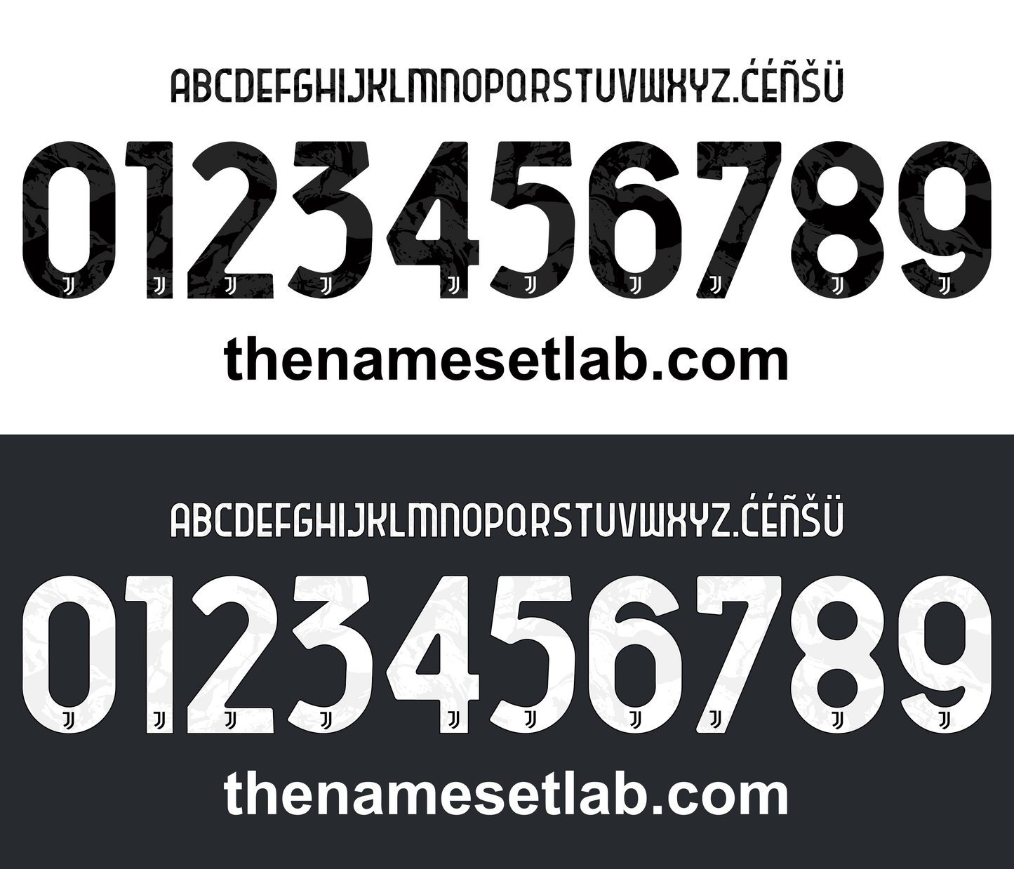 Juventus 2022-2023 Nameset AI Vector File