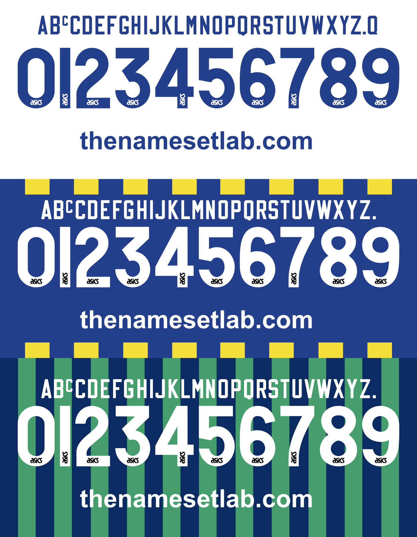 Leeds United 1993-1995 nameset 93/95 font vector file