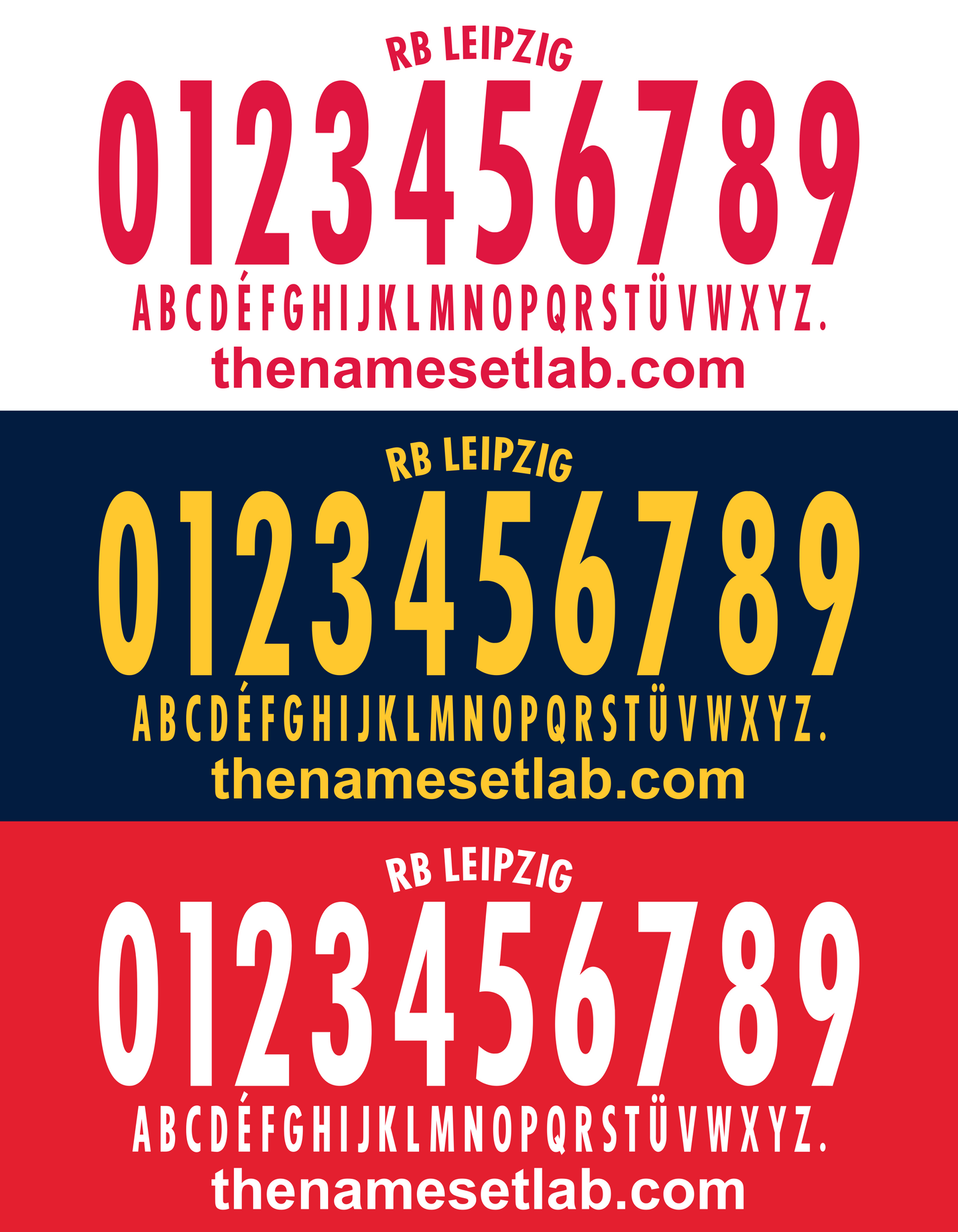 Leipzig 2016-2017 Nameset AI Vector File