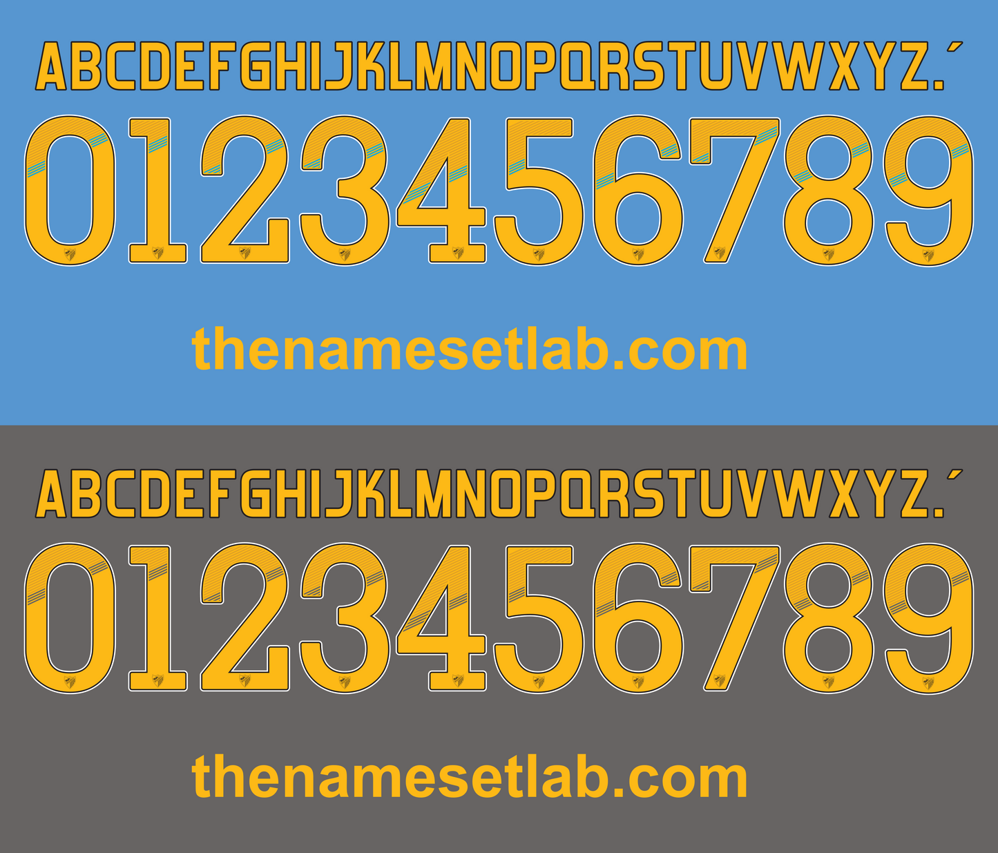 Malaga 2014-2015 Nameset mockup