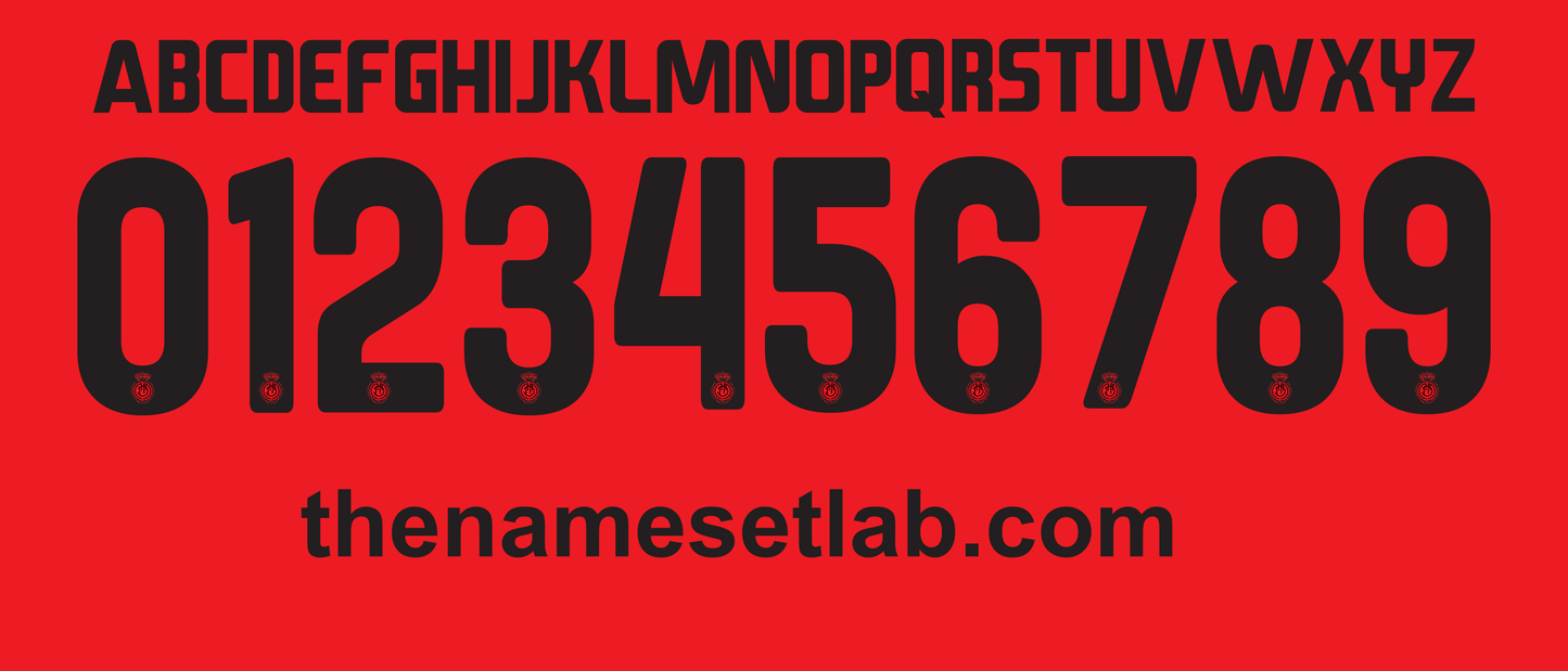 Real Mallorca 2014-2015 Nameset graphic