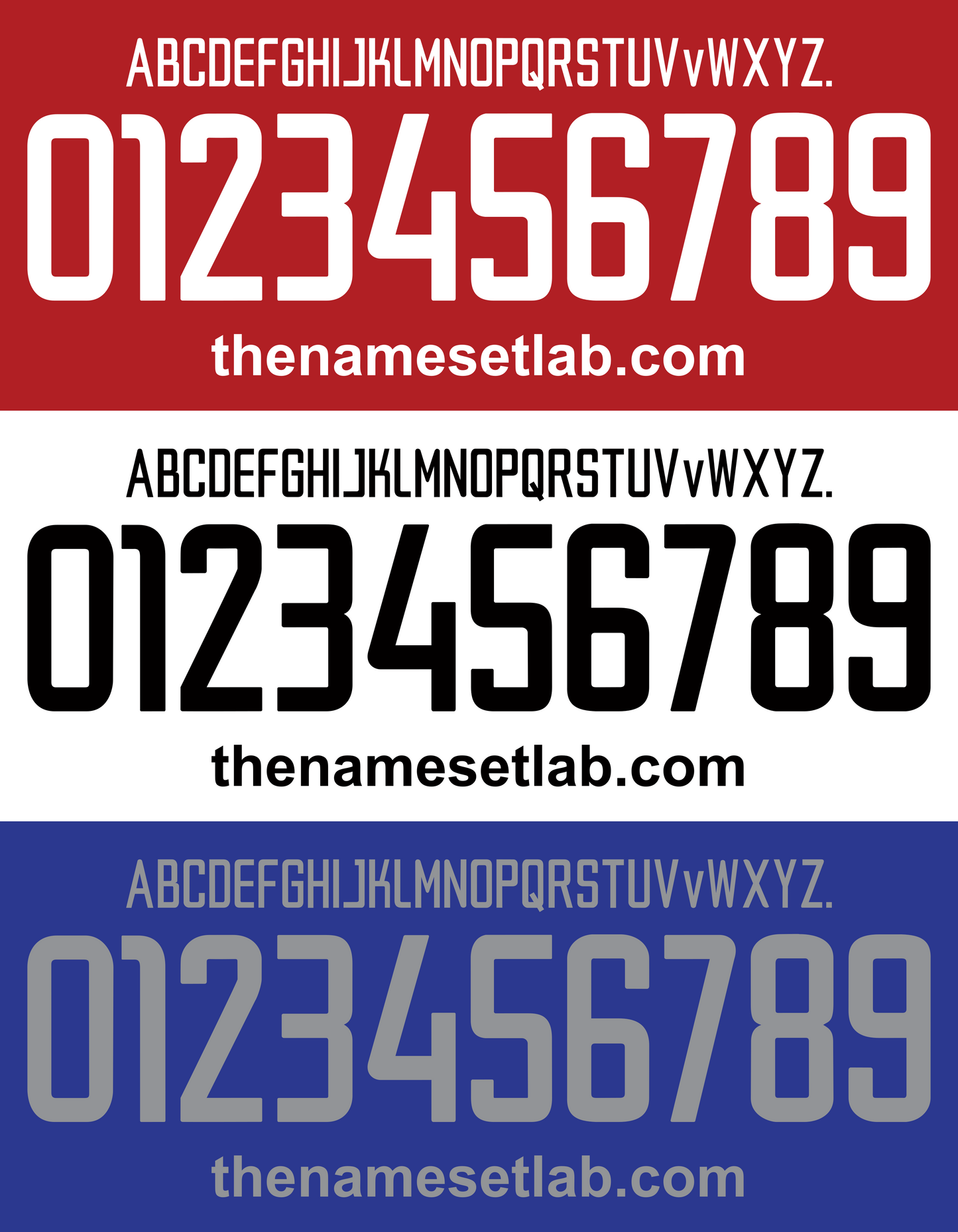 Manchester United 2002-2004 nameset 02/04 font vector file