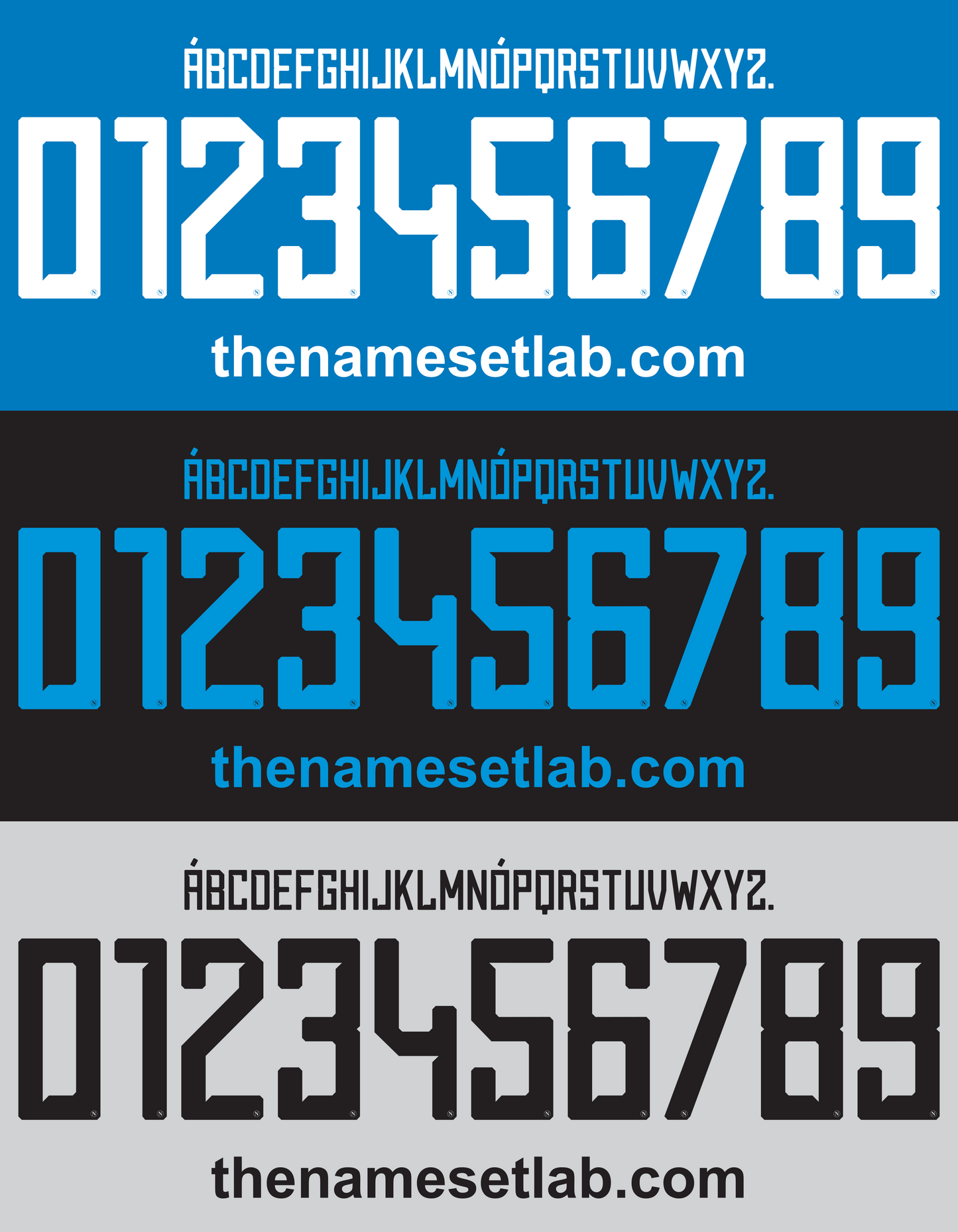 Napoli 2018-2019 Nameset AI Vector File