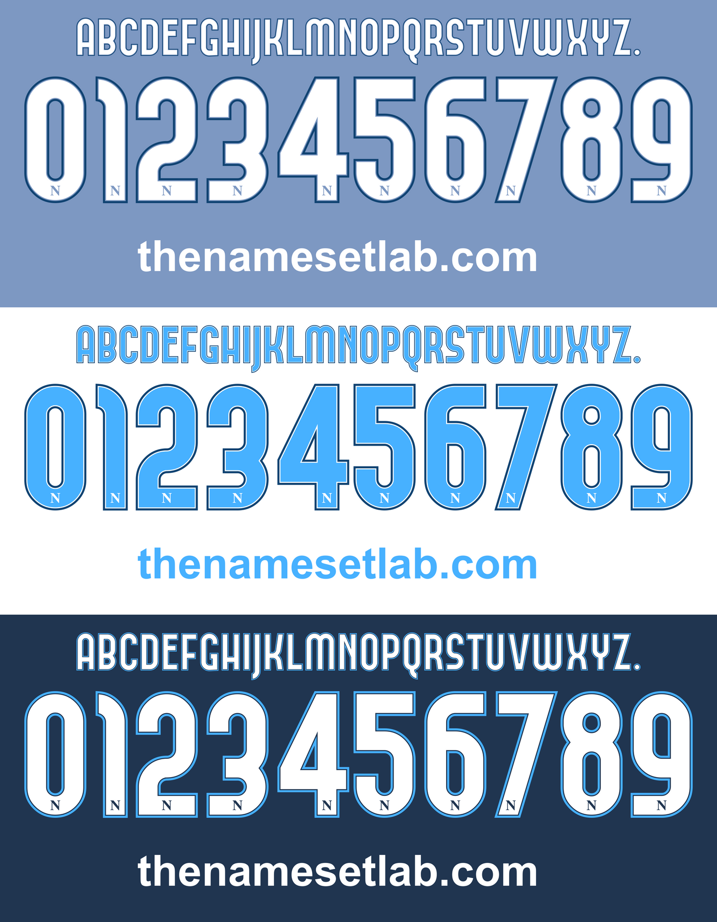 Napoli 2010-2011 Nameset AI Vector File