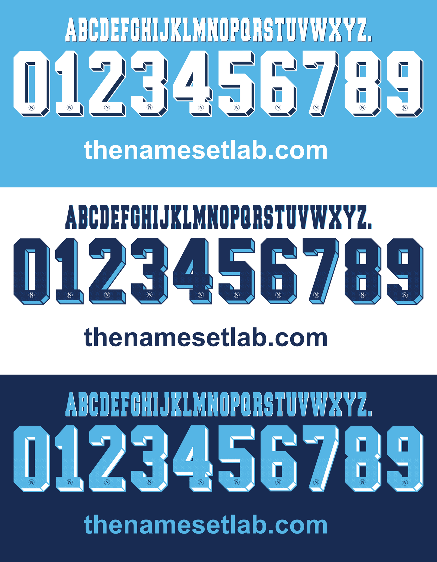 Napoli 2012-2013 Nameset AI Vector File