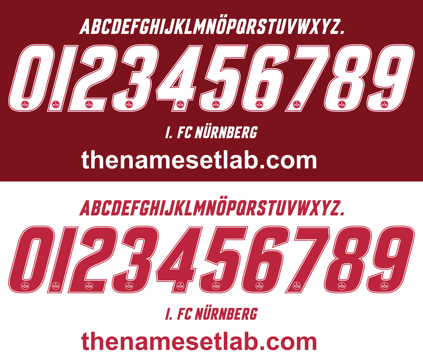 Nurnberg 2017-2018 Nameset AI Vector File