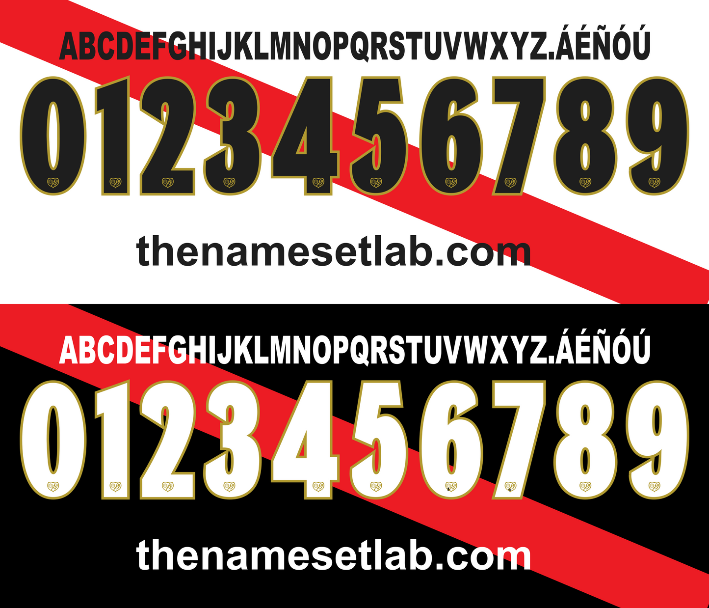 Rayo 2013-2014 Nameset Mockup