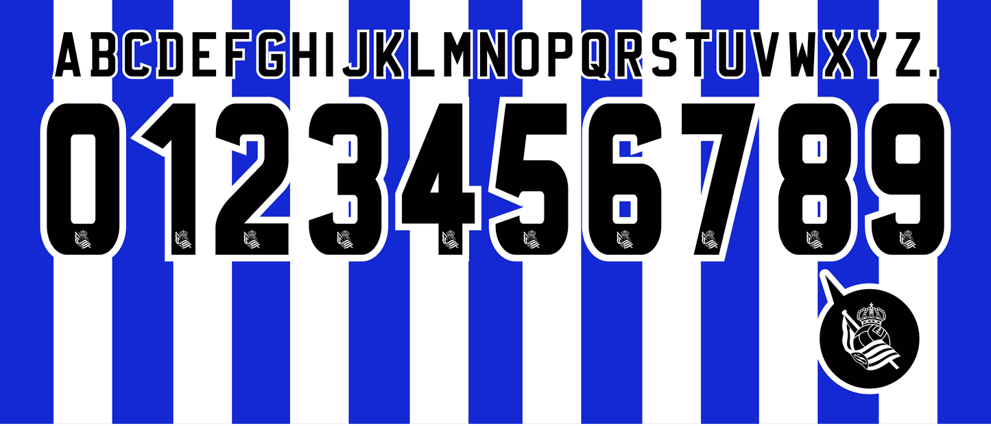 Real Sociedad 2014-2015 Nameset graphic