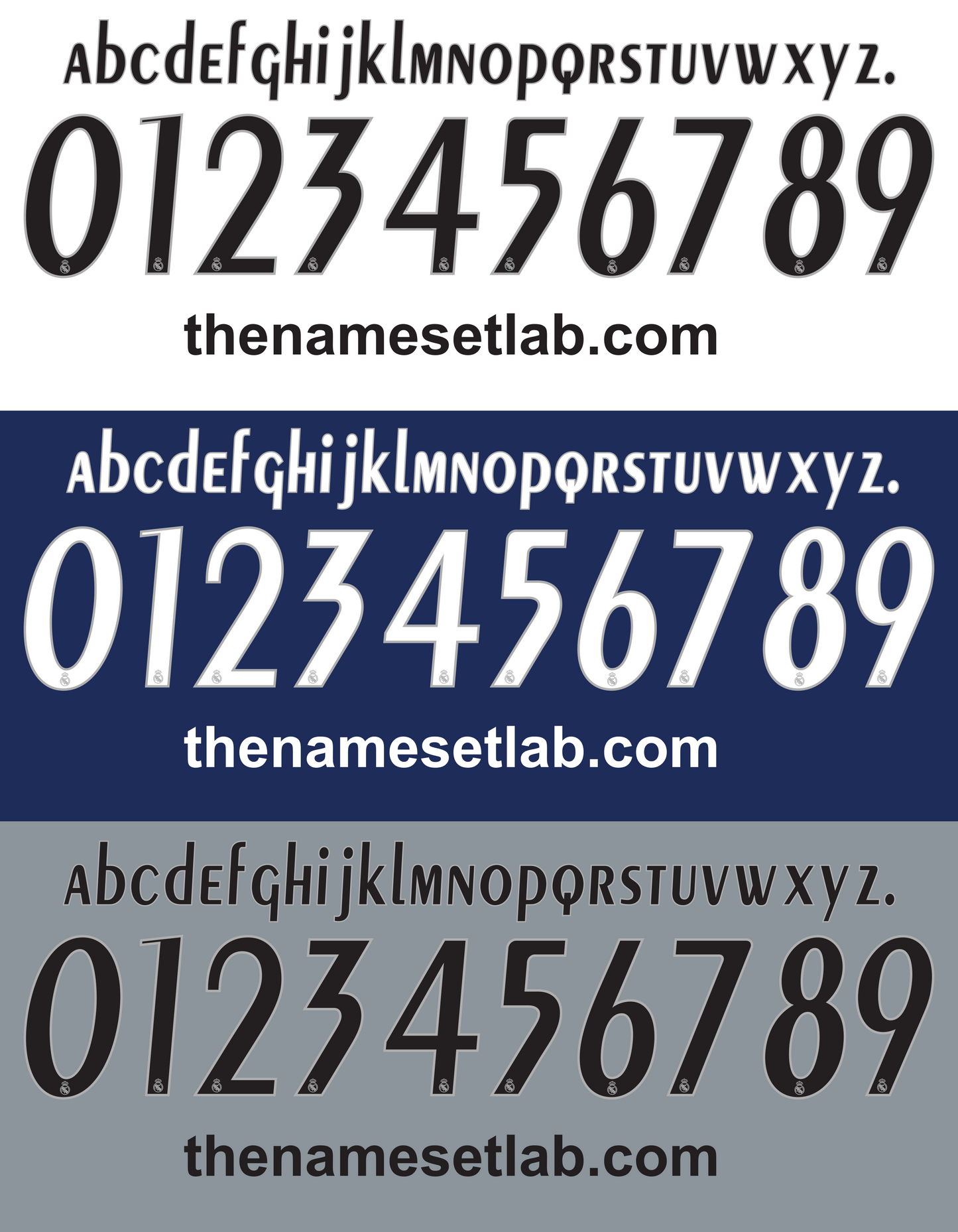 Real Madrid 2005-2006 Nameset Mockup