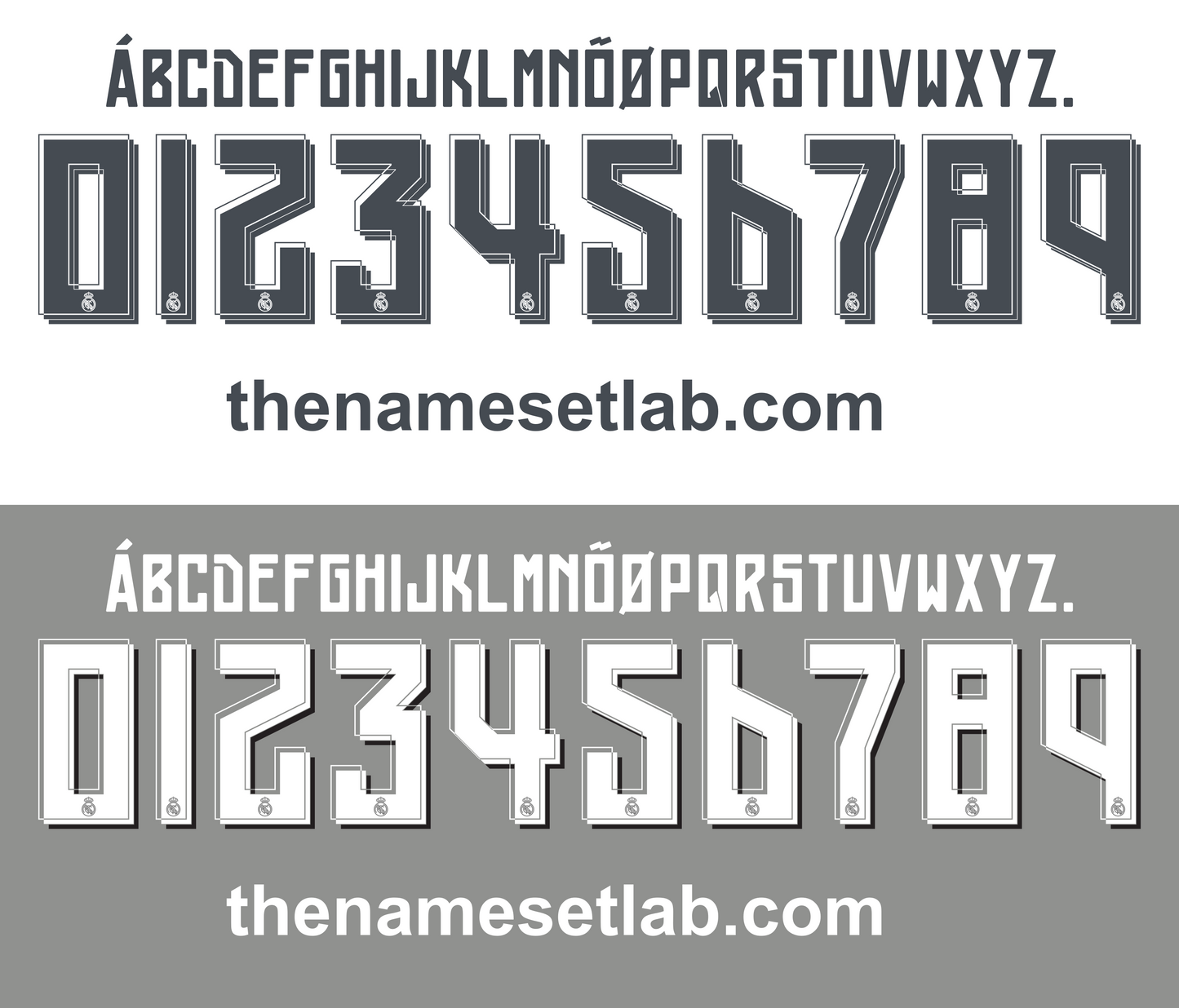 Real Madrid 2015-2016 Nameset