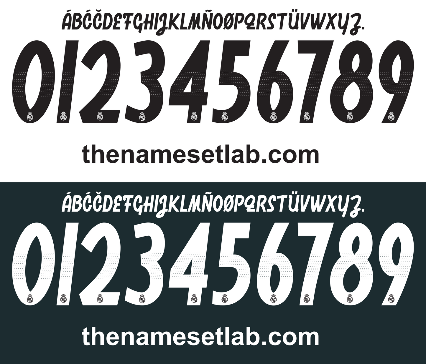 Real Madrid 2018-2019 Nameset