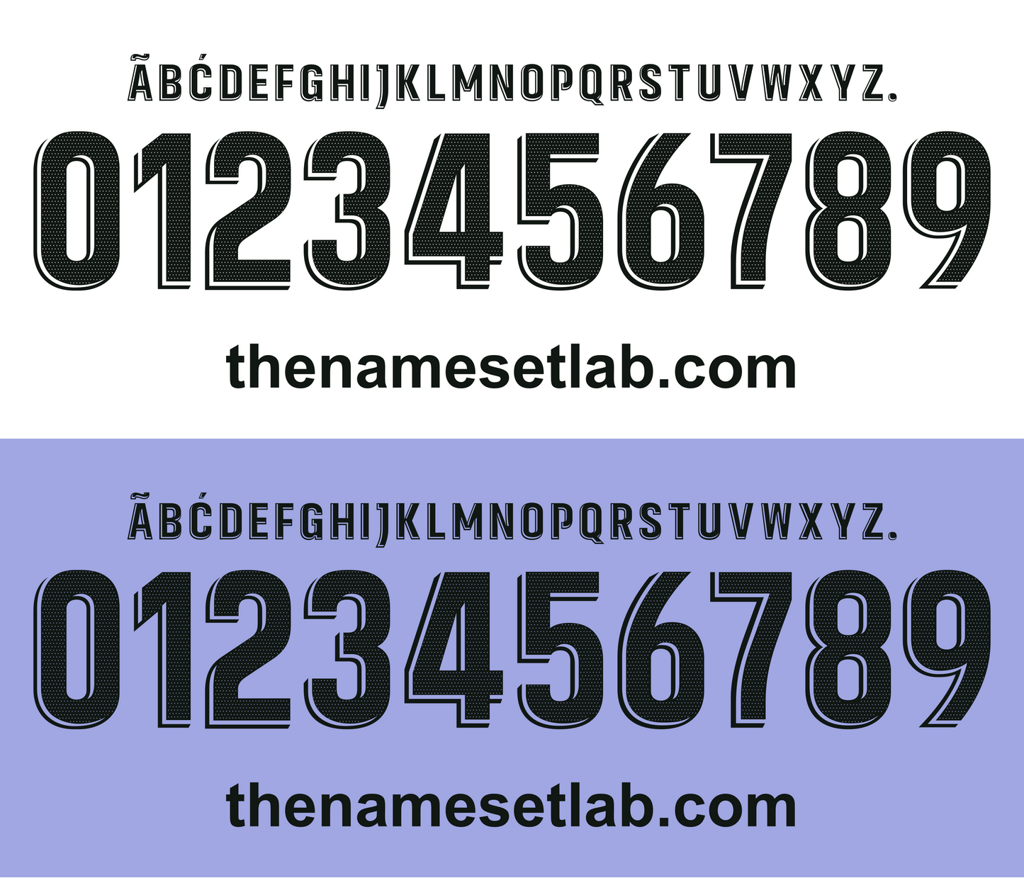 Real Madrid 2022-2023 La Liga Nameset Mockup