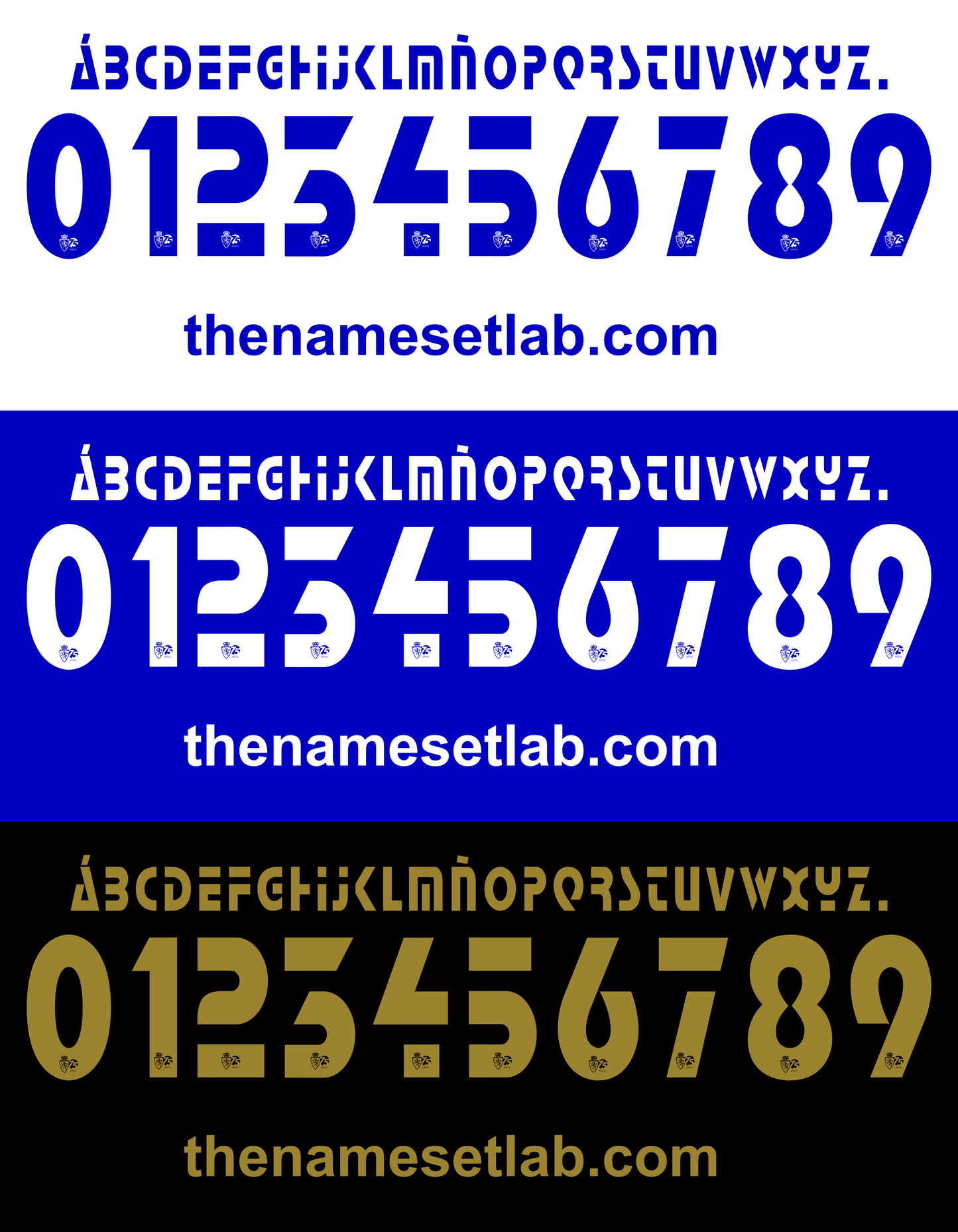 Real Zaragoza 2007-2008 Nameset Graphic