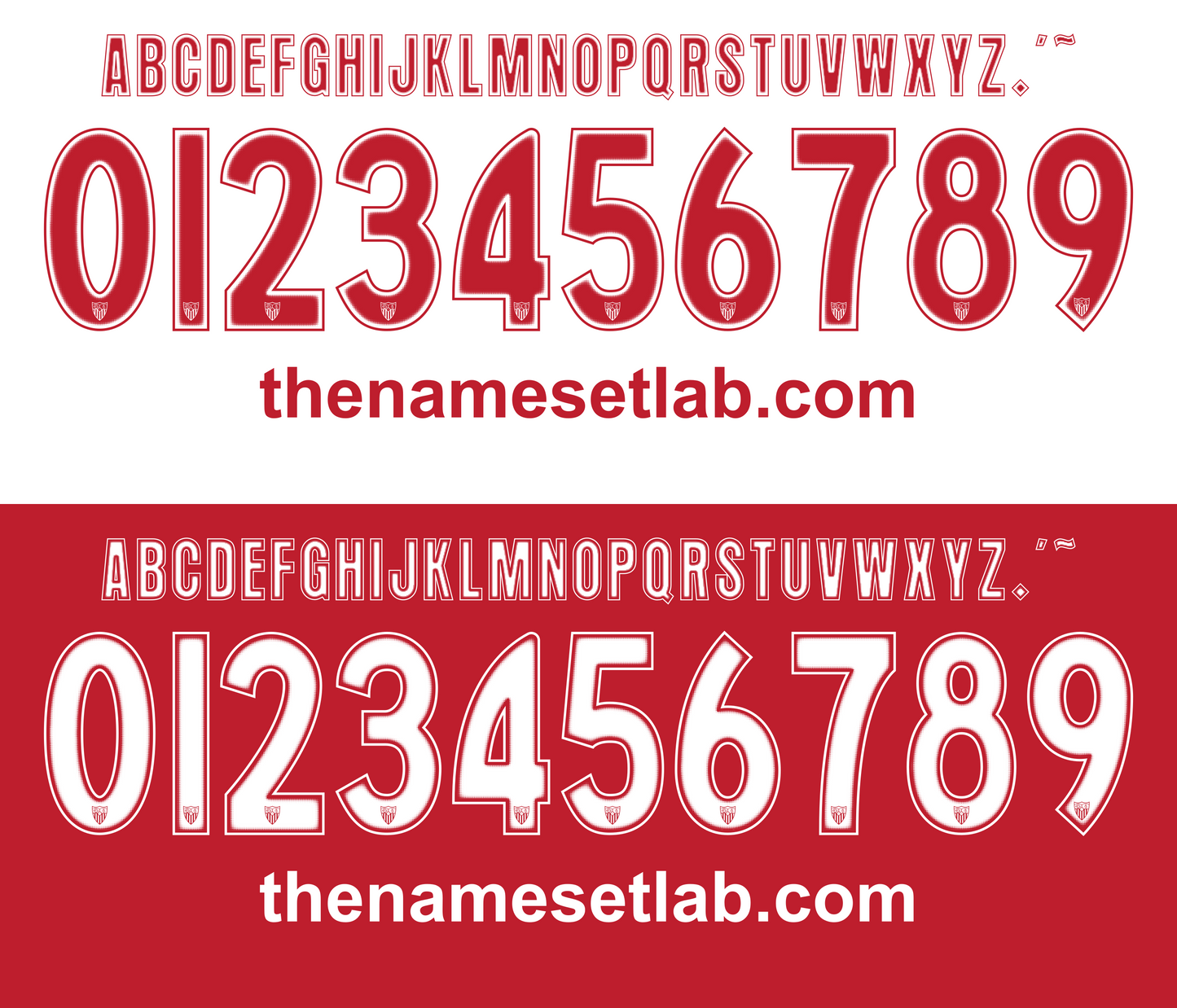 Sevilla 2004-2006 Nameset Graphic
