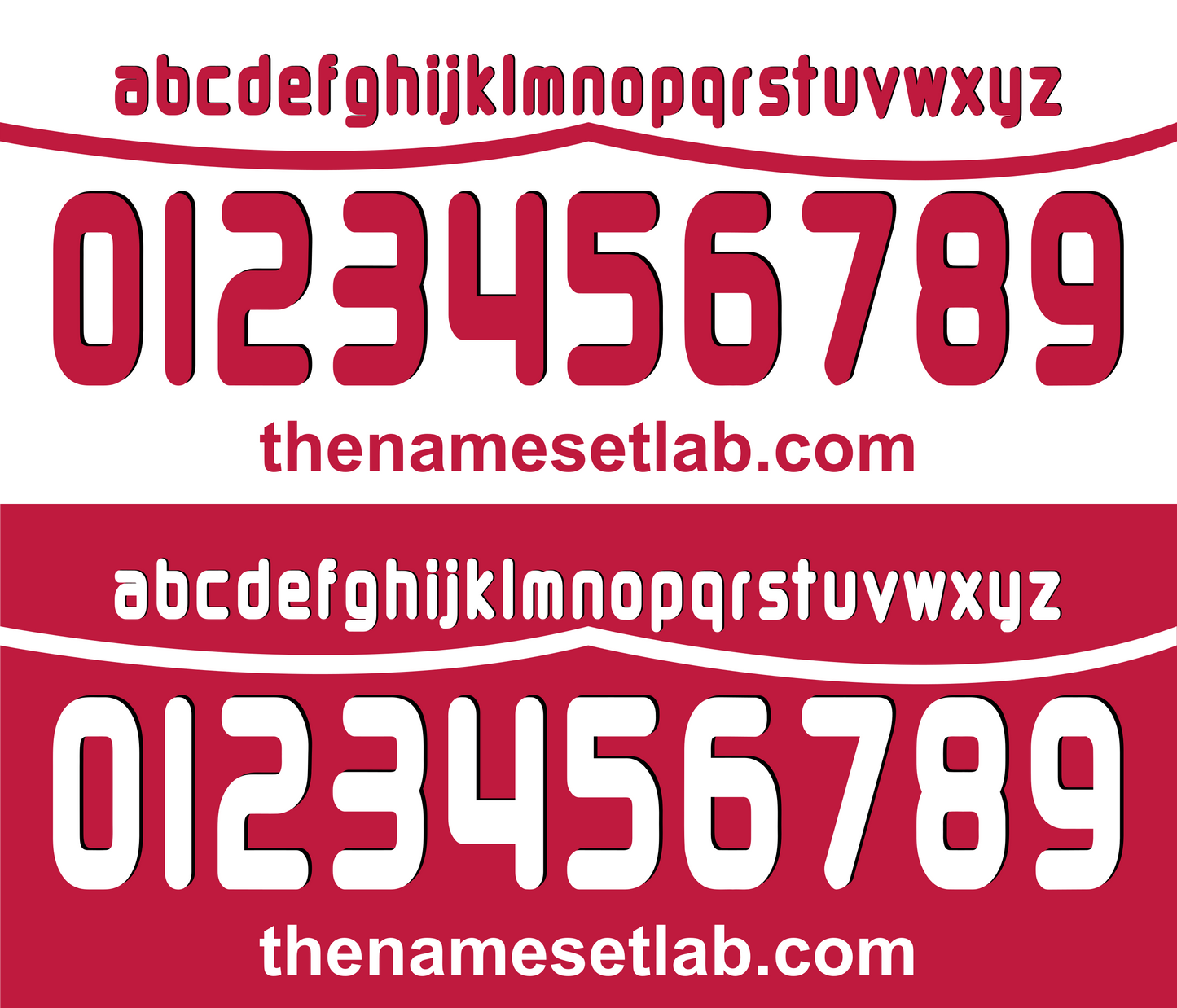 Sevilla 2010-2011 Nameset Graphic