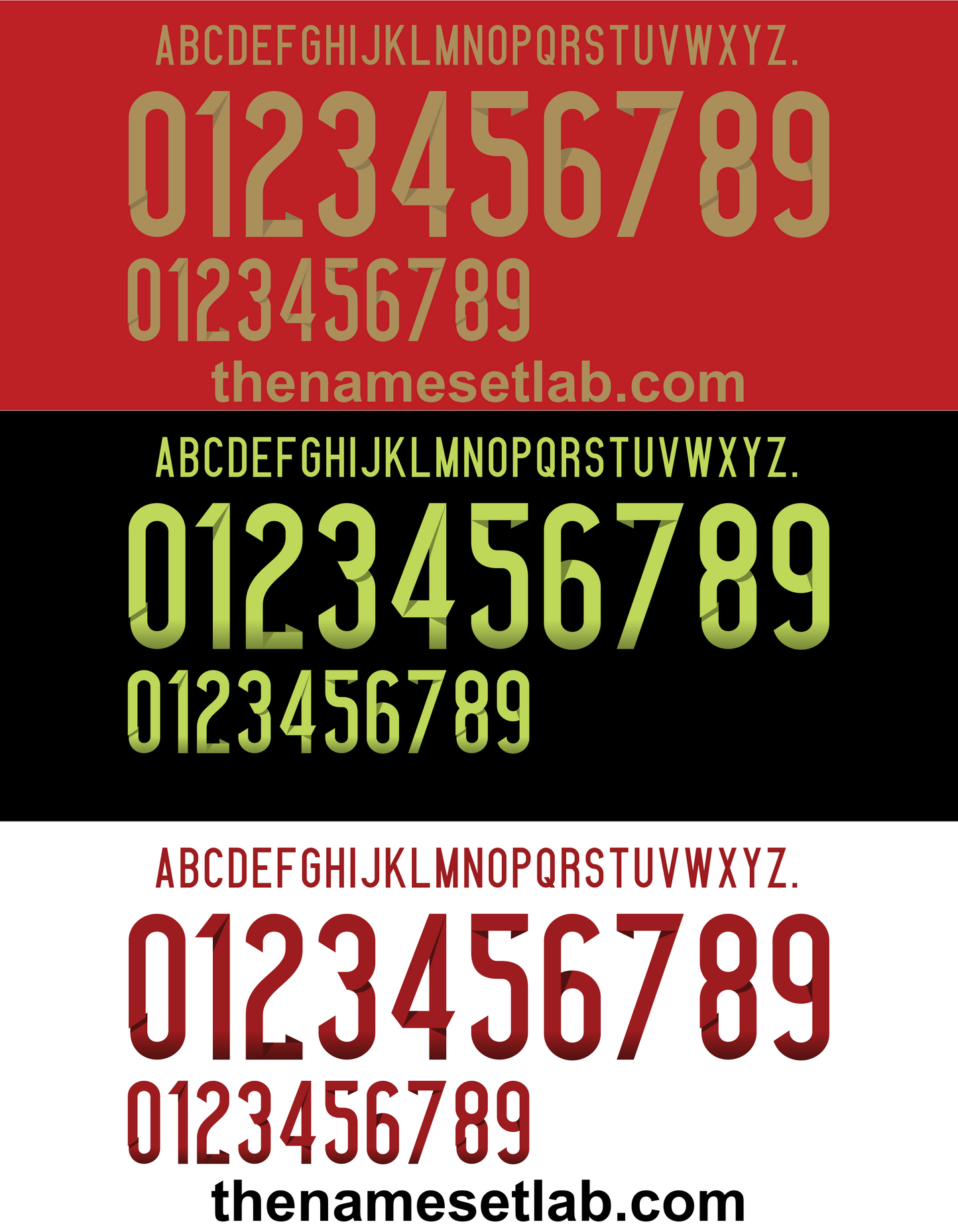 Spain 2014 Football Nameset AI Vector File