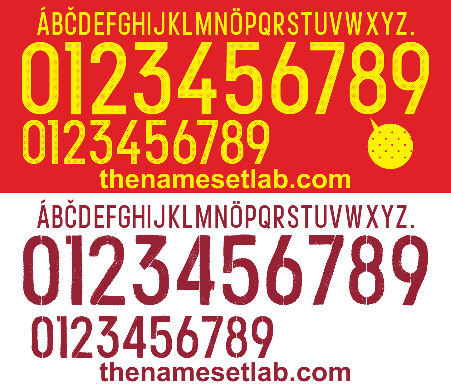 Spain 2016 Football Nameset AI Vector File