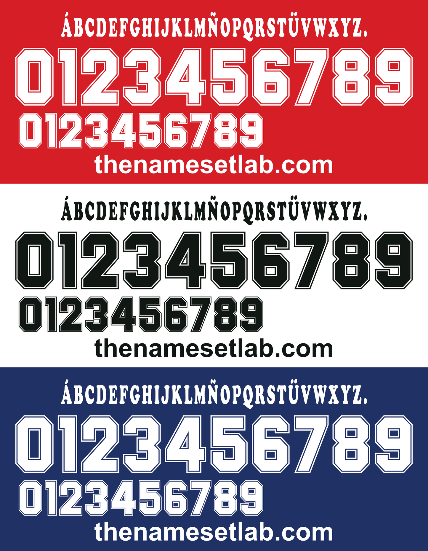 Spain 1996 Football Nameset AI Vector File