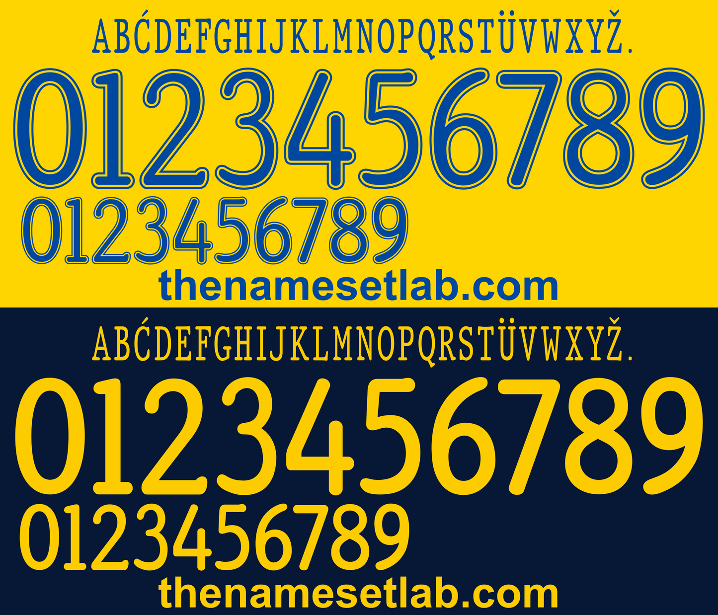 Sweden 2012 Football Nameset AI Vector File
